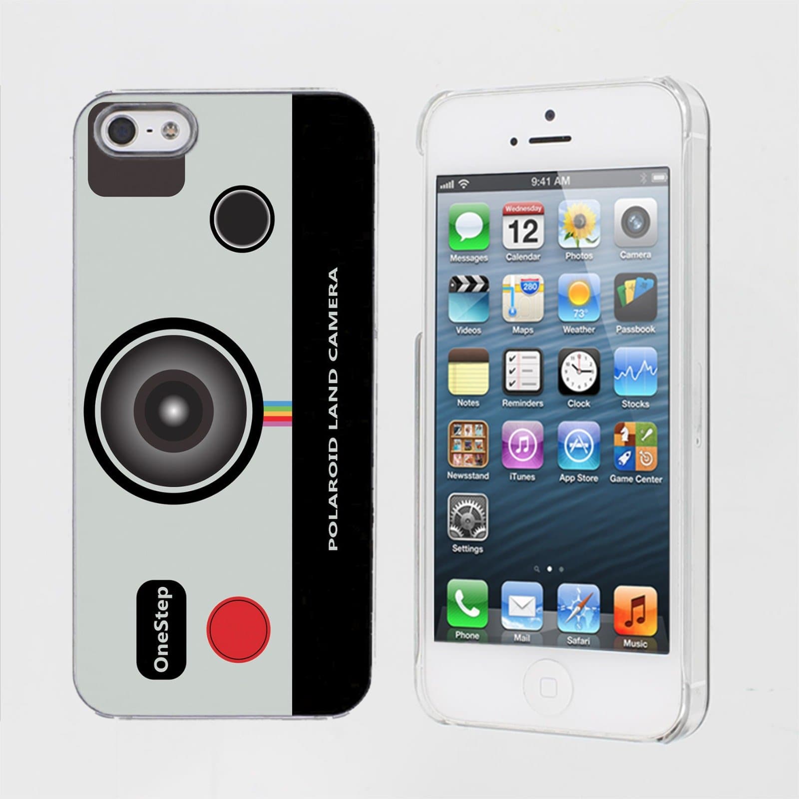 Mobiflare Apple iphone 5S / 5 Polaroid One Step Snap on Artistry Design Case