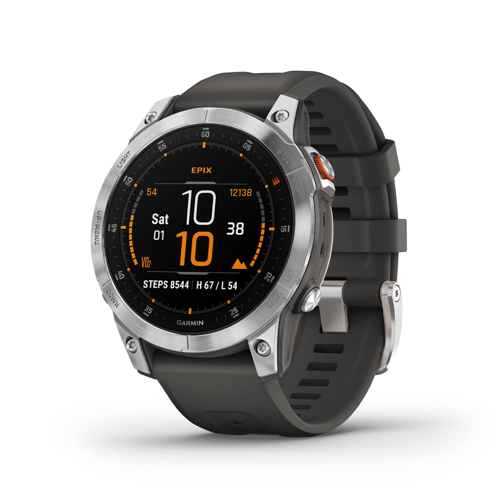 Garmin epix Gen 2, Premium active smartwatch, touchscreen AMOLED display, Adventure Watch with Advanced Features, Slate Steel