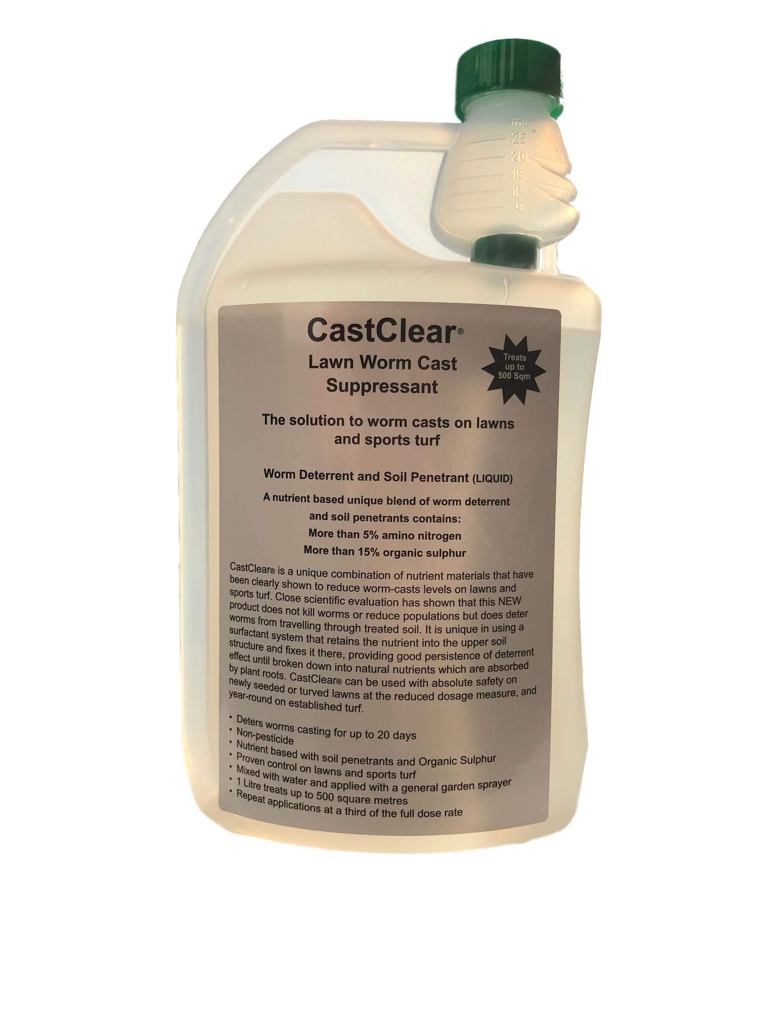CastClear® - Lawn Worm Cast Treatment 1000ml