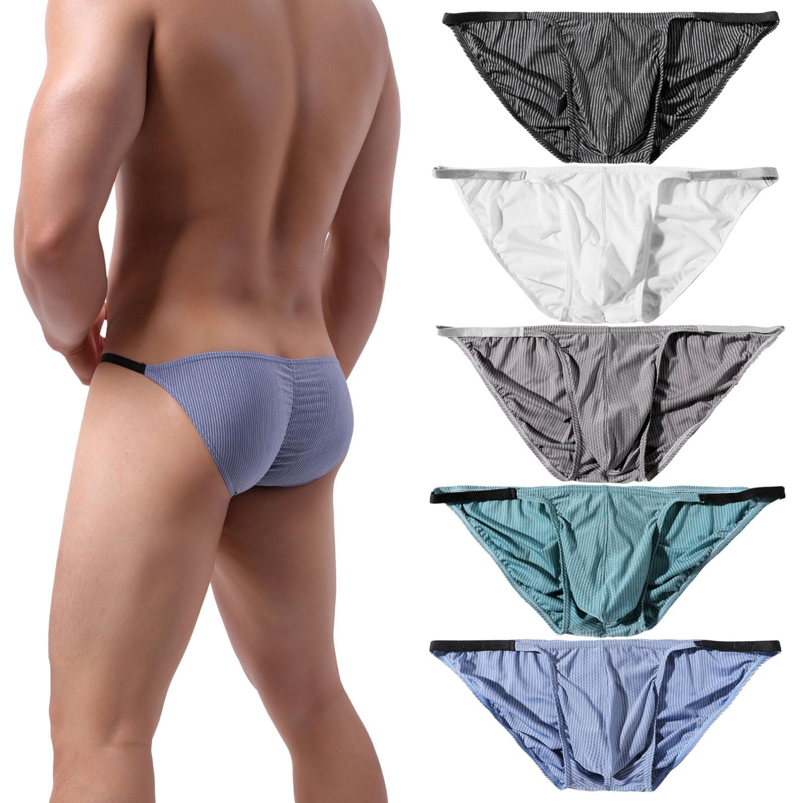 Summer Code Herren Slips Unterwäsche Men Unterhosen Männer, 2er und 5er Packs