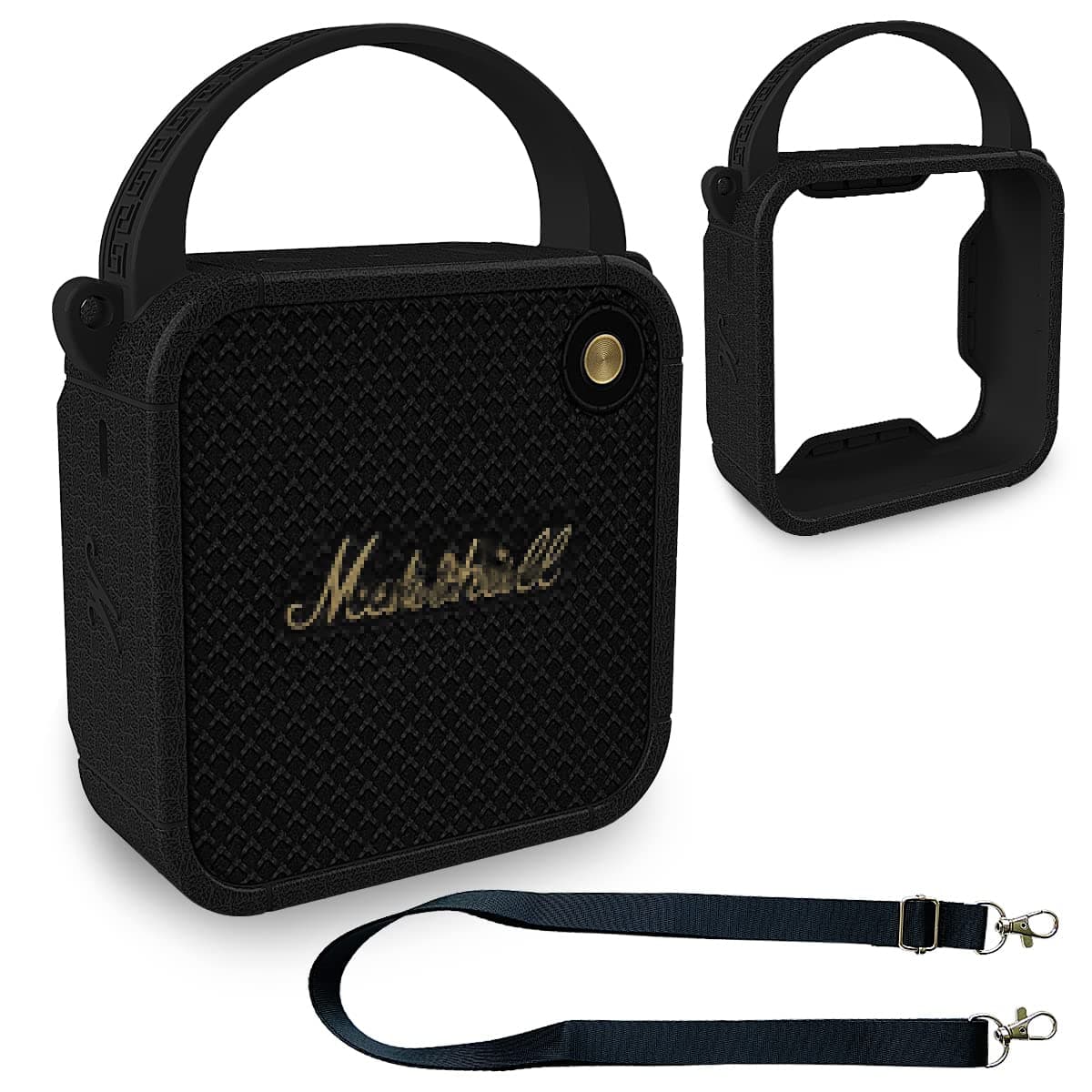 JCHPINE Silicone Cover Case for Marshall Willen Portable Bluetooth Speaker, Protective Skin Cover for Marshall Willen Portable Speaker Accessories(Only Case)