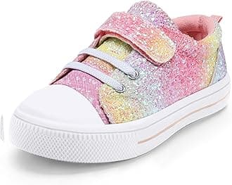 K KomForme Toddler Shoes Boys Girls Canvas Sneakers Size 4-13