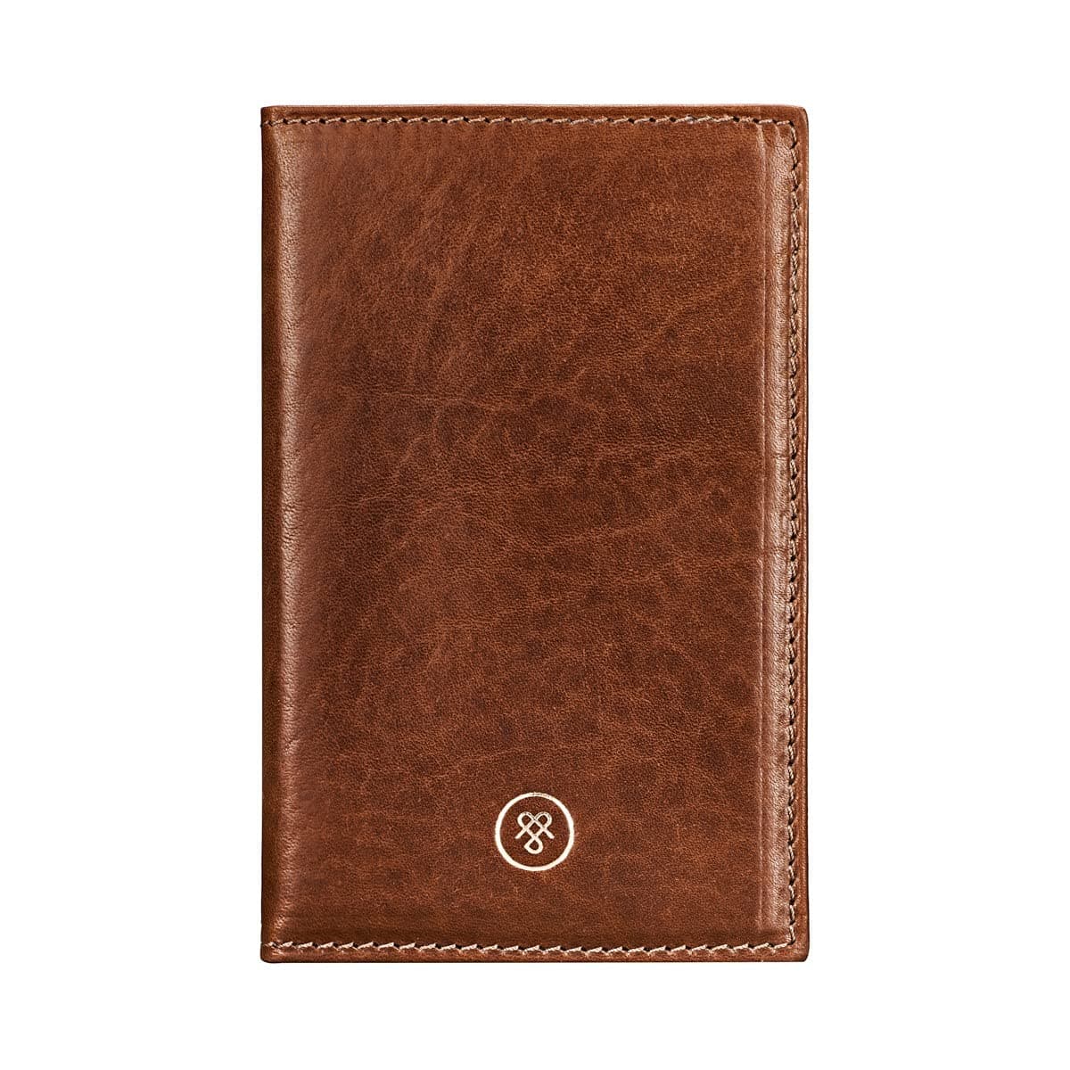 Maxwell ScottMaxwell Scott Luxury Leather Medium Pocket Address Book | The Caldana Medium | Handmade In Italy | Chestnut Tan Brown