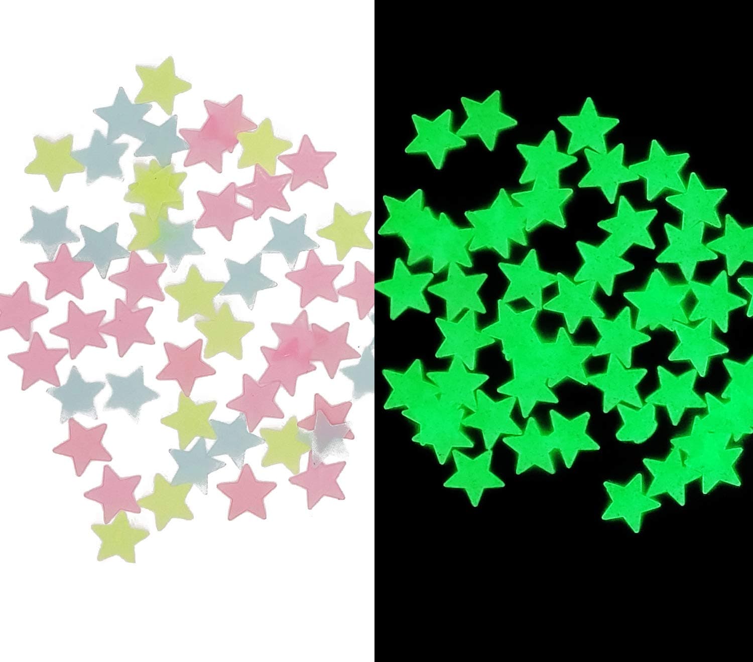 Stickonn Plastic Astronomy Wall Sticker (3x3 cm, Multicolour)