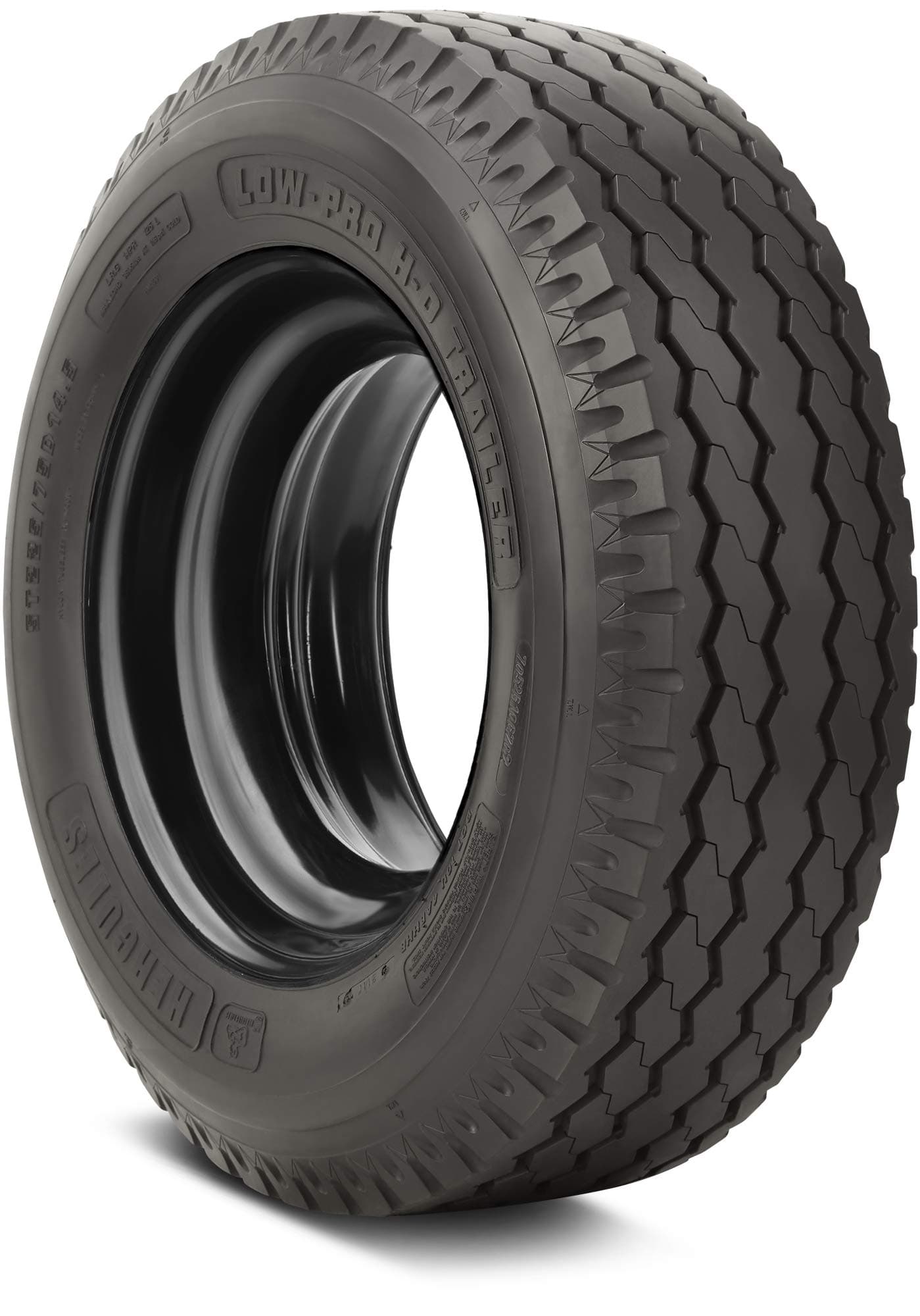 ST 175/85D14.5 or 7-14.5 12 PR Bias Trailer Tire on 14.5" Open Center black Wheel