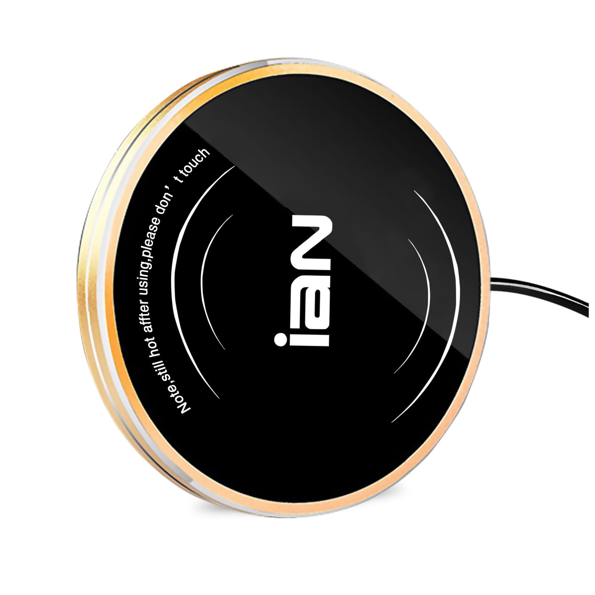 IAN Desktop Coffee Mug/Cup Warmer, Beverage Warmer for Office/Home Use (Gold)