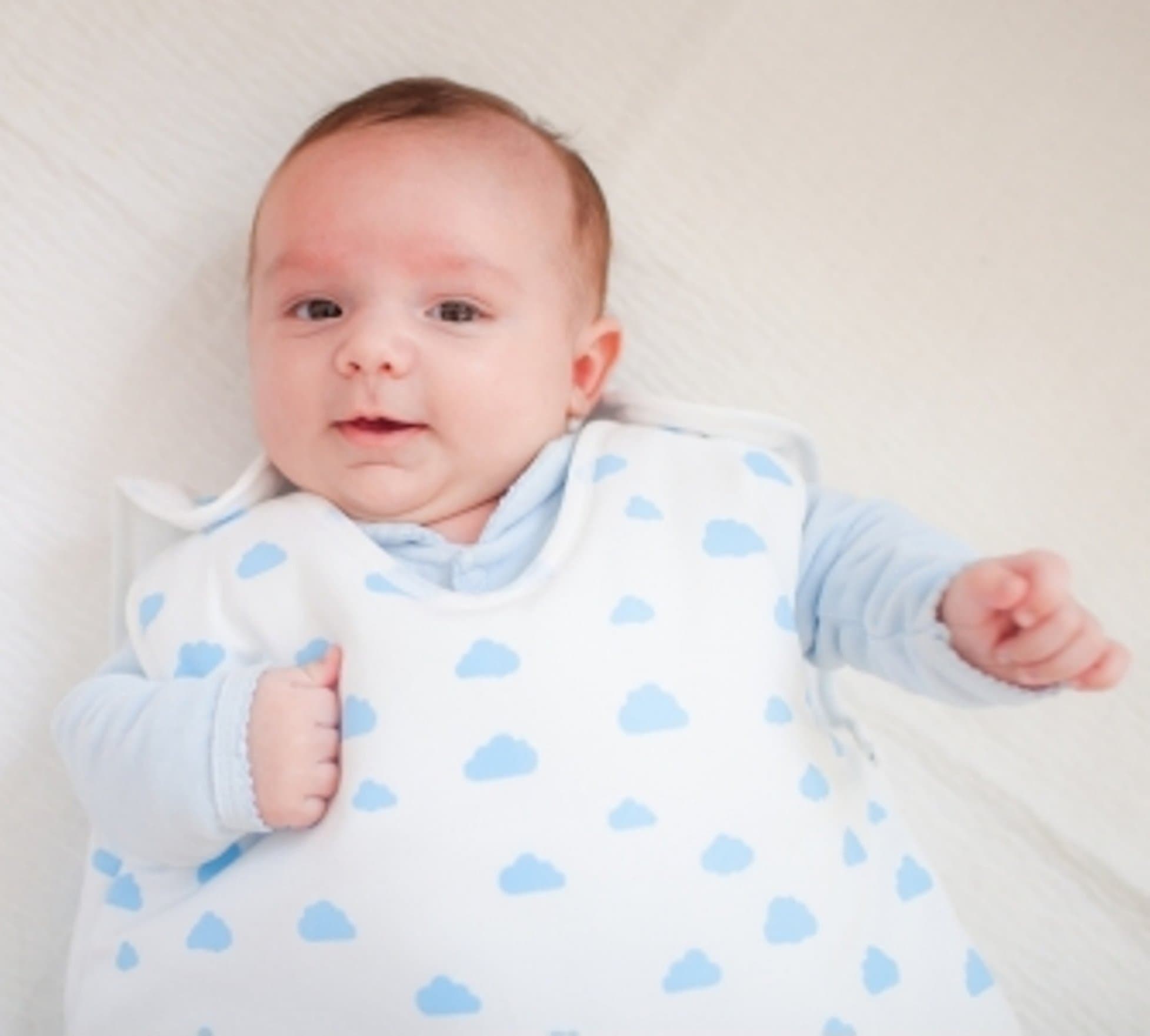 Gloop Baby Organic Cotton Sleeping Bag (Blue Clouds)