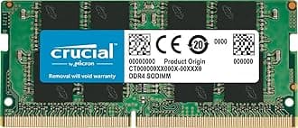 Crucial DDR4 RAM 16GB 3200MHz SODIMM CL22, Laptop Computer Memory, Mini PC (or 2933MHz, 2666MHz) - CT16G4SFRA32A