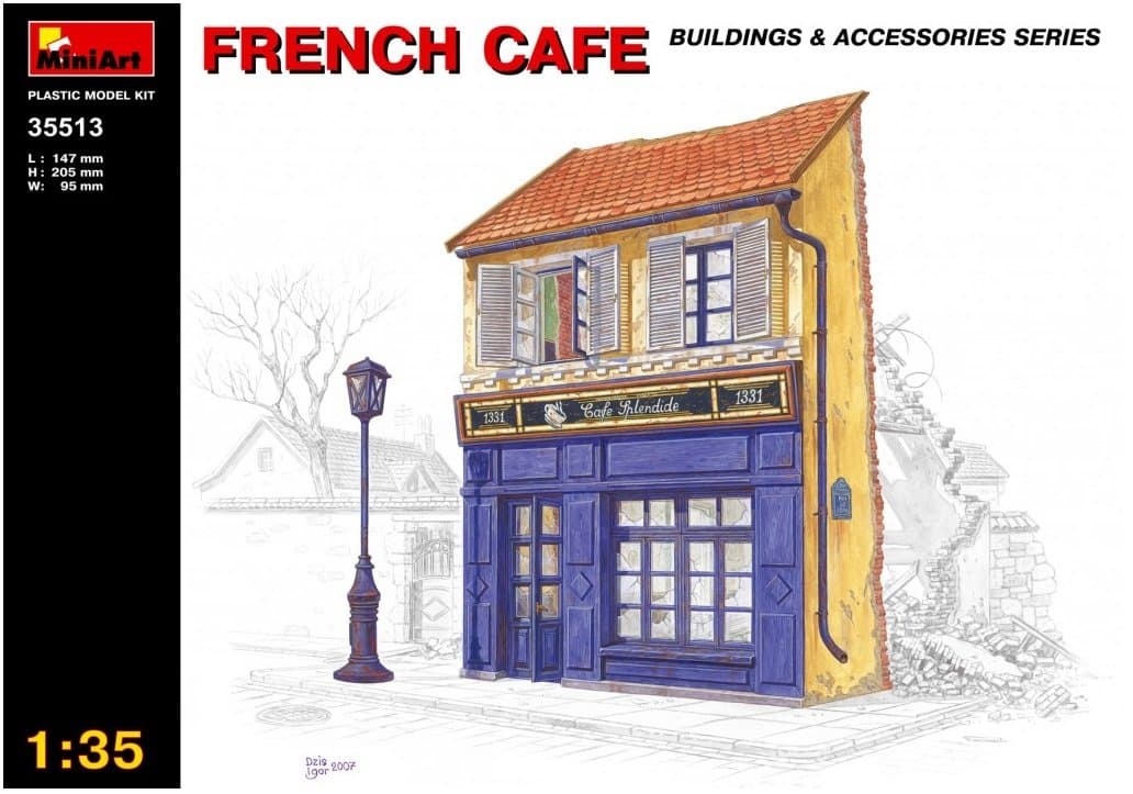 Mini Art Plastics French Caf
