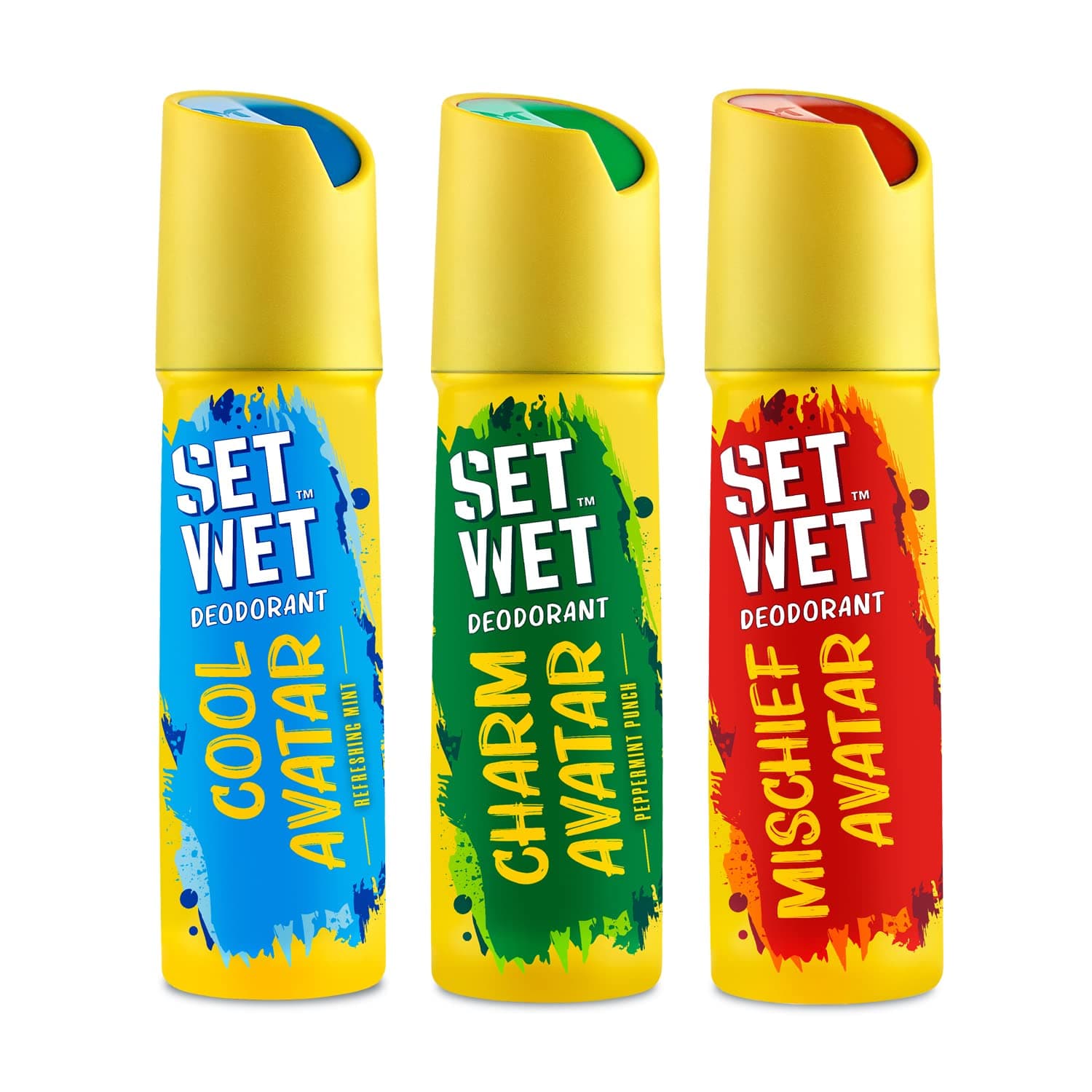 Deodorant Spray Perfume Cool, Charm & Mischief Avatar for men, 150ml (Pack of 3)