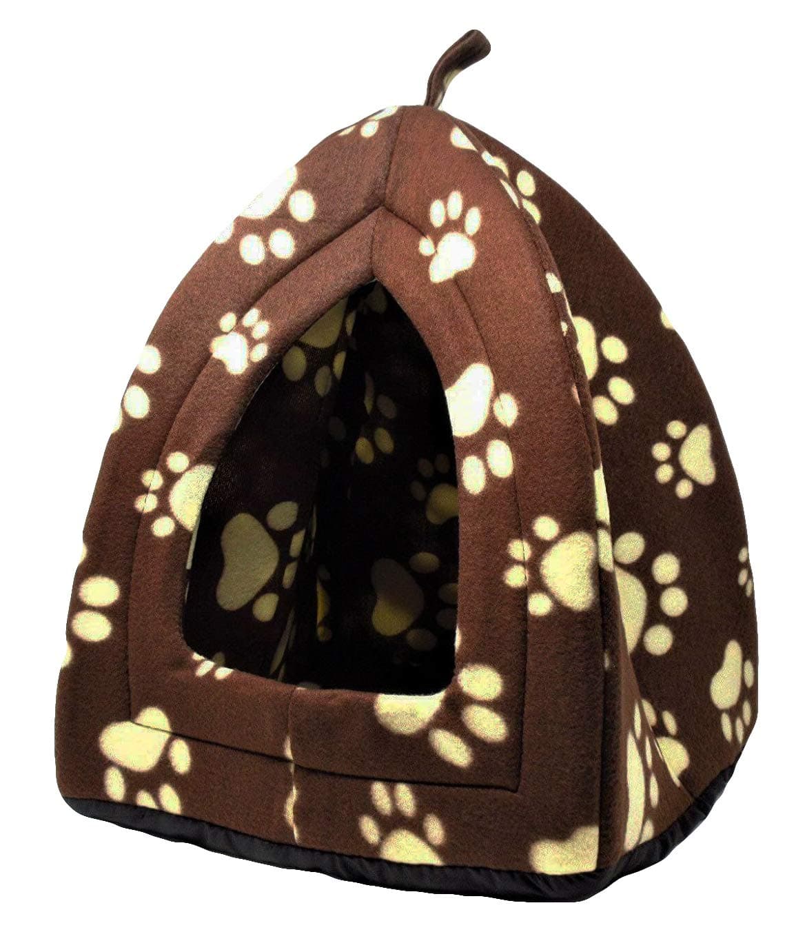 IGLOO - Portable Foldable Travel Pet Bed - Brown / Cream