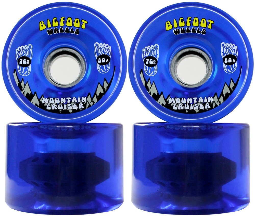 Longboard Wheels 76mm 80A SHR Mountain Cruisers