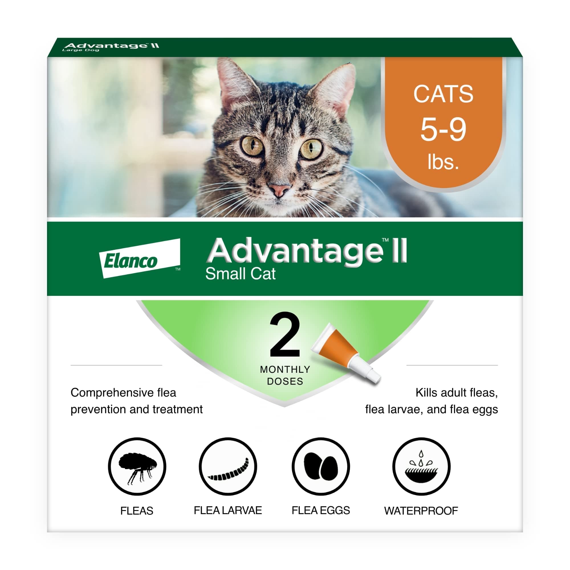 Bayer II Flea Prevention for Small Cats, 5-9 lbs