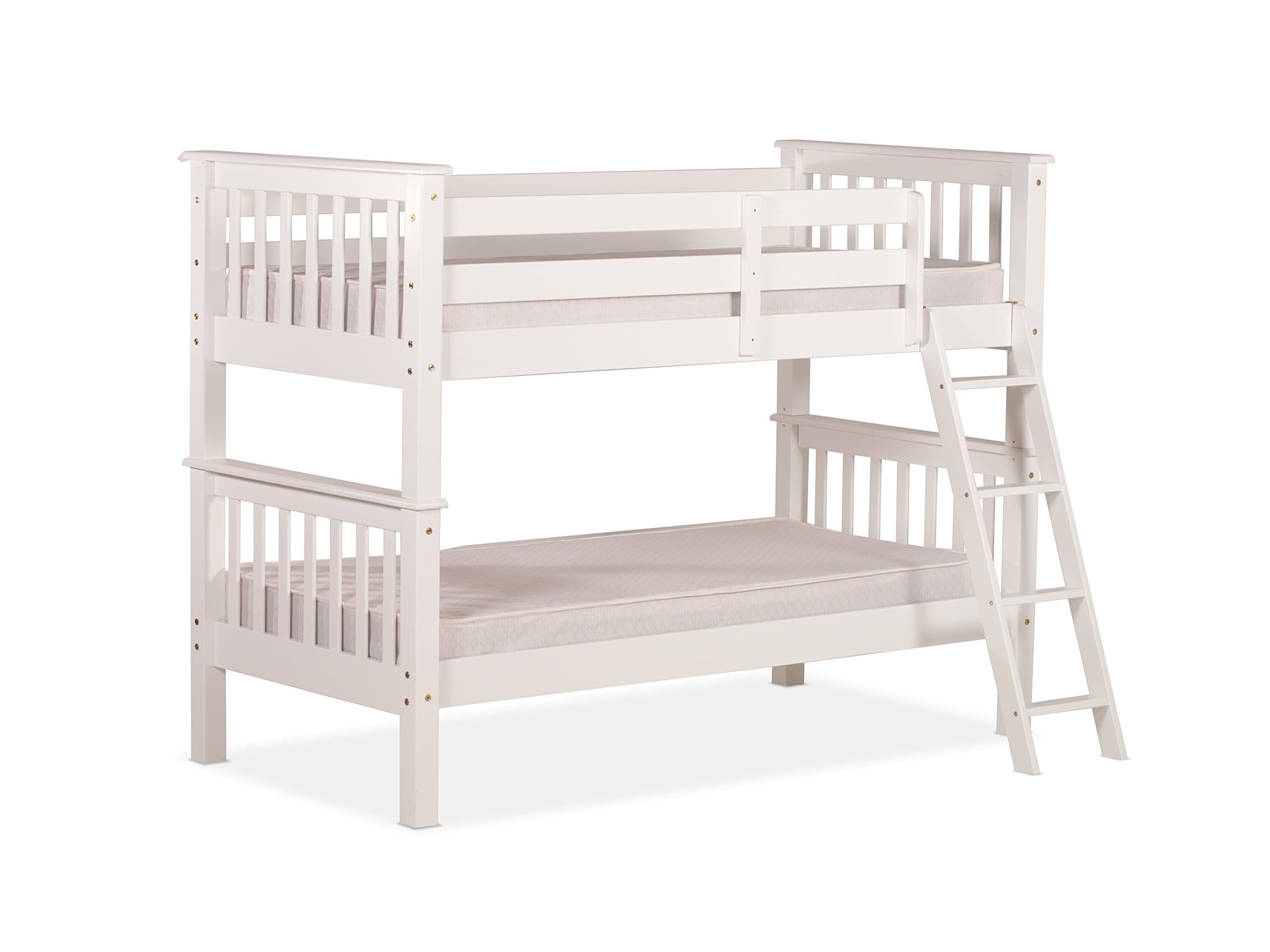 SINGLE AMANI OXFORD BUNK BED IN WHITE