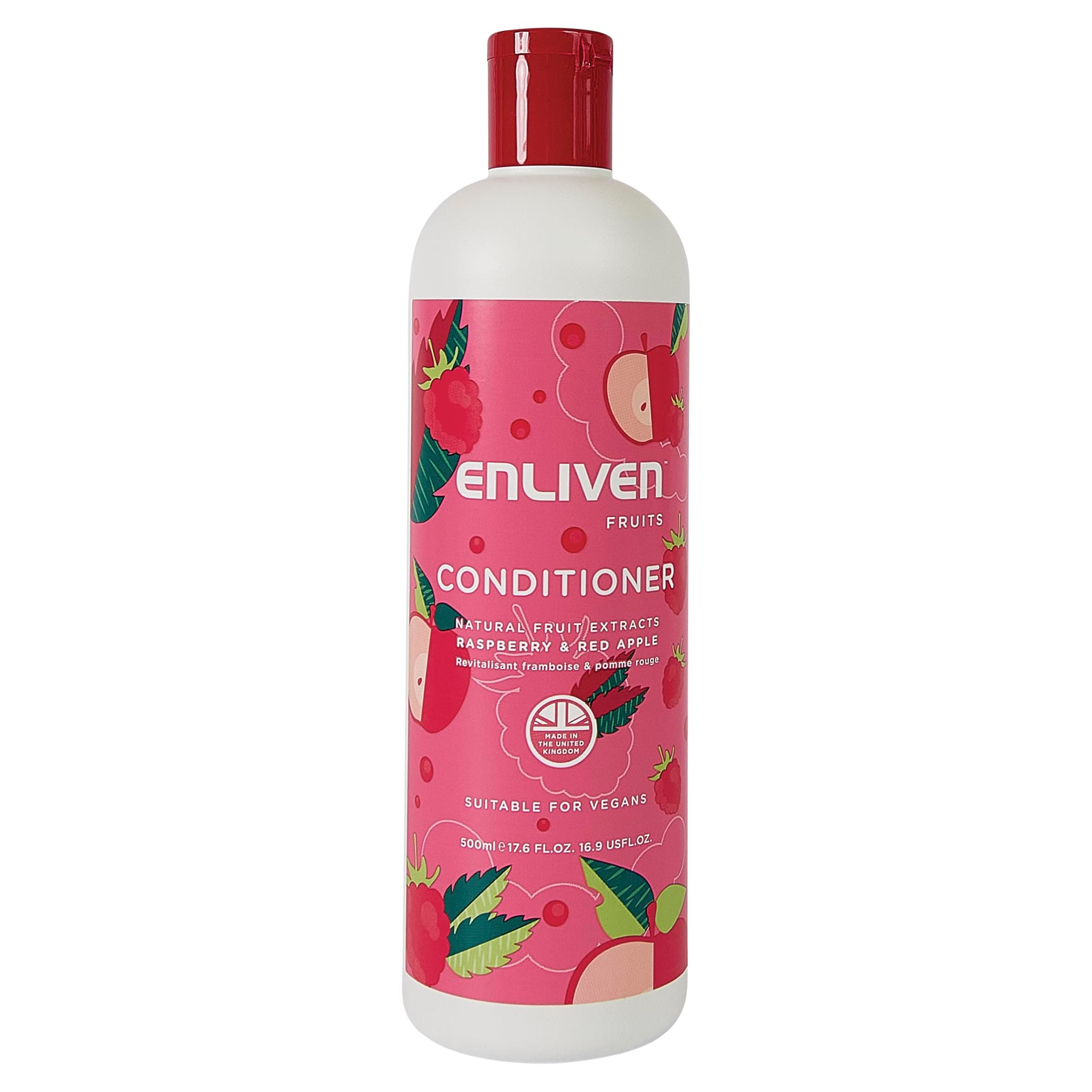 Enliven Fruit Extracts Conditioner 500ml Raspberry & Red Apple