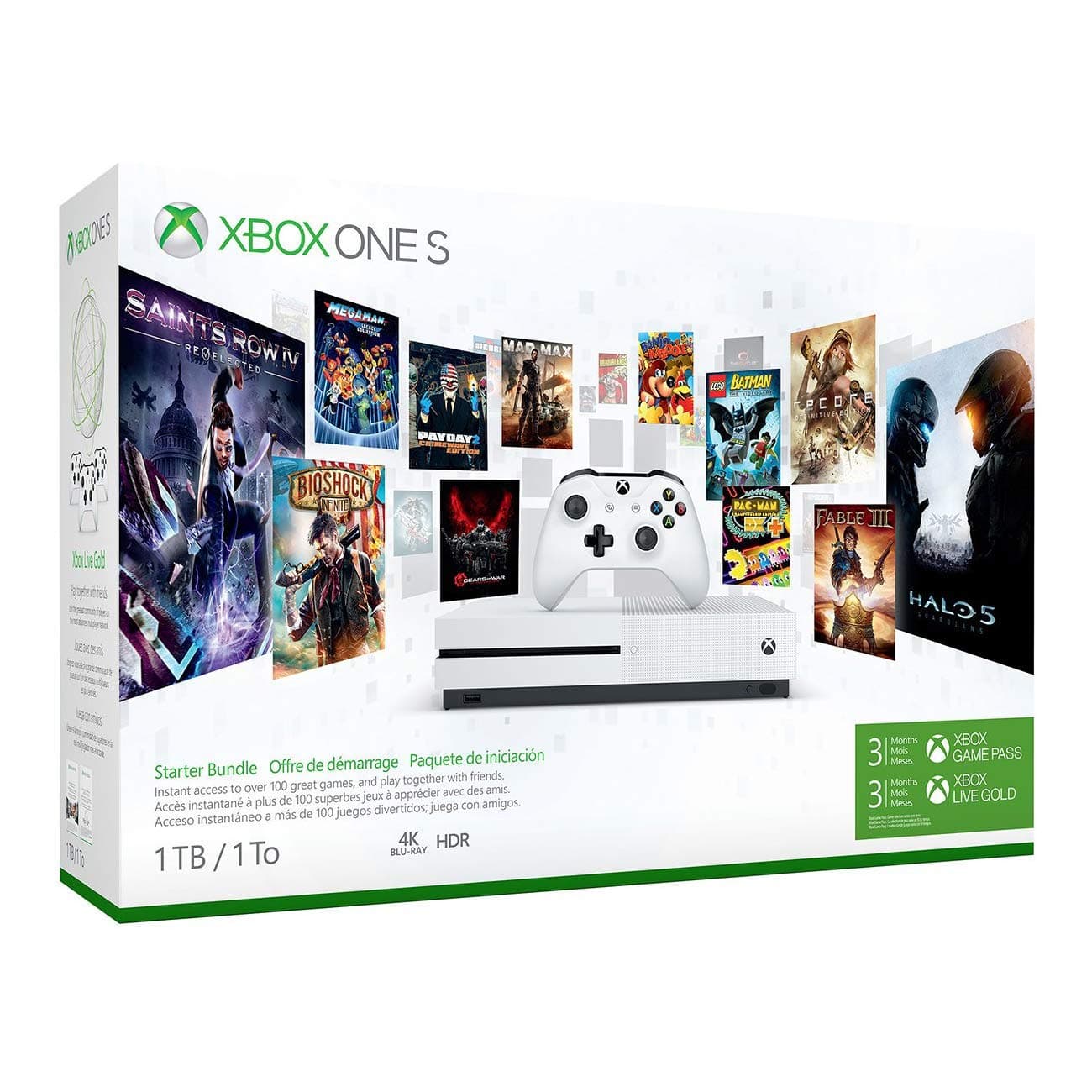Microsoft Xbox One S 1TB Console - Starter Bundle