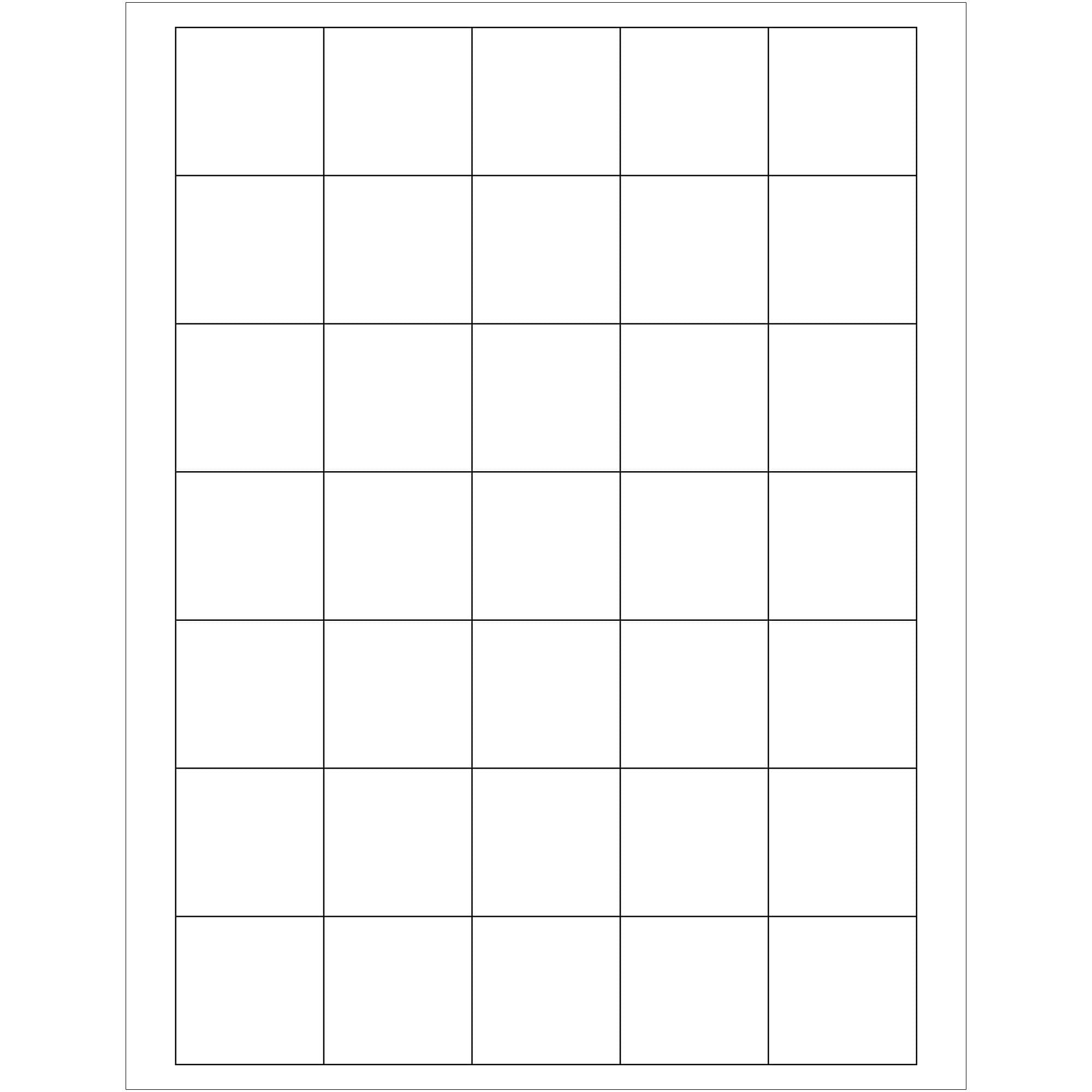 Tape Logic LL108 Laser Labels, Rectangle, 1 1/2" x 1 1/2", White (Pack of 3500)