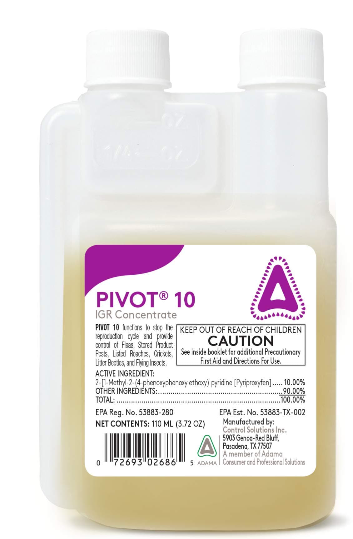 Control Solutions - 82002686 - Pivot 10 - IGR Concentrate - 110 ml (801087)