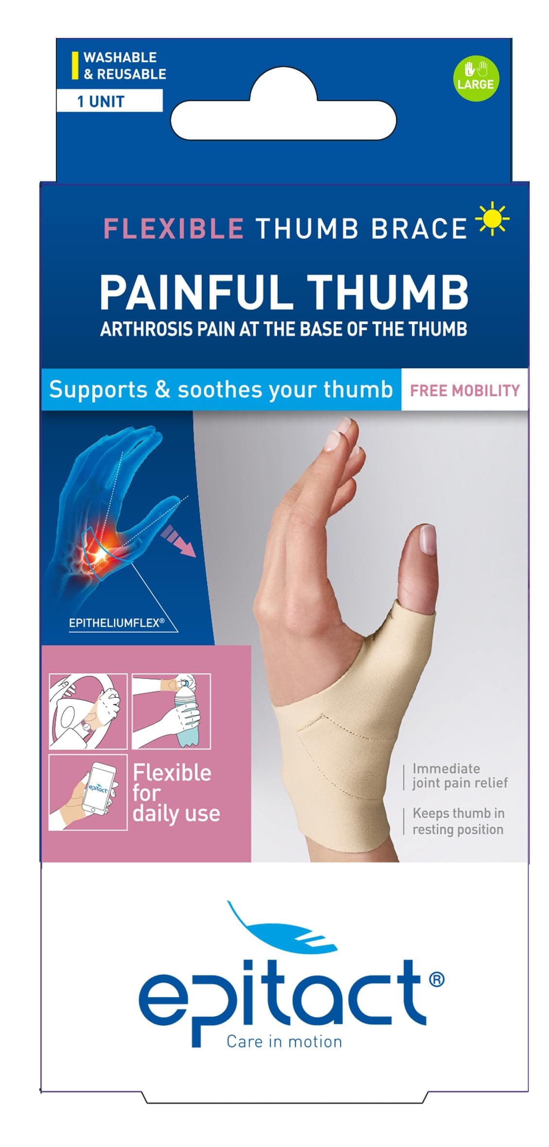 FLEXIBLE THUMB BRACE - RIGHT