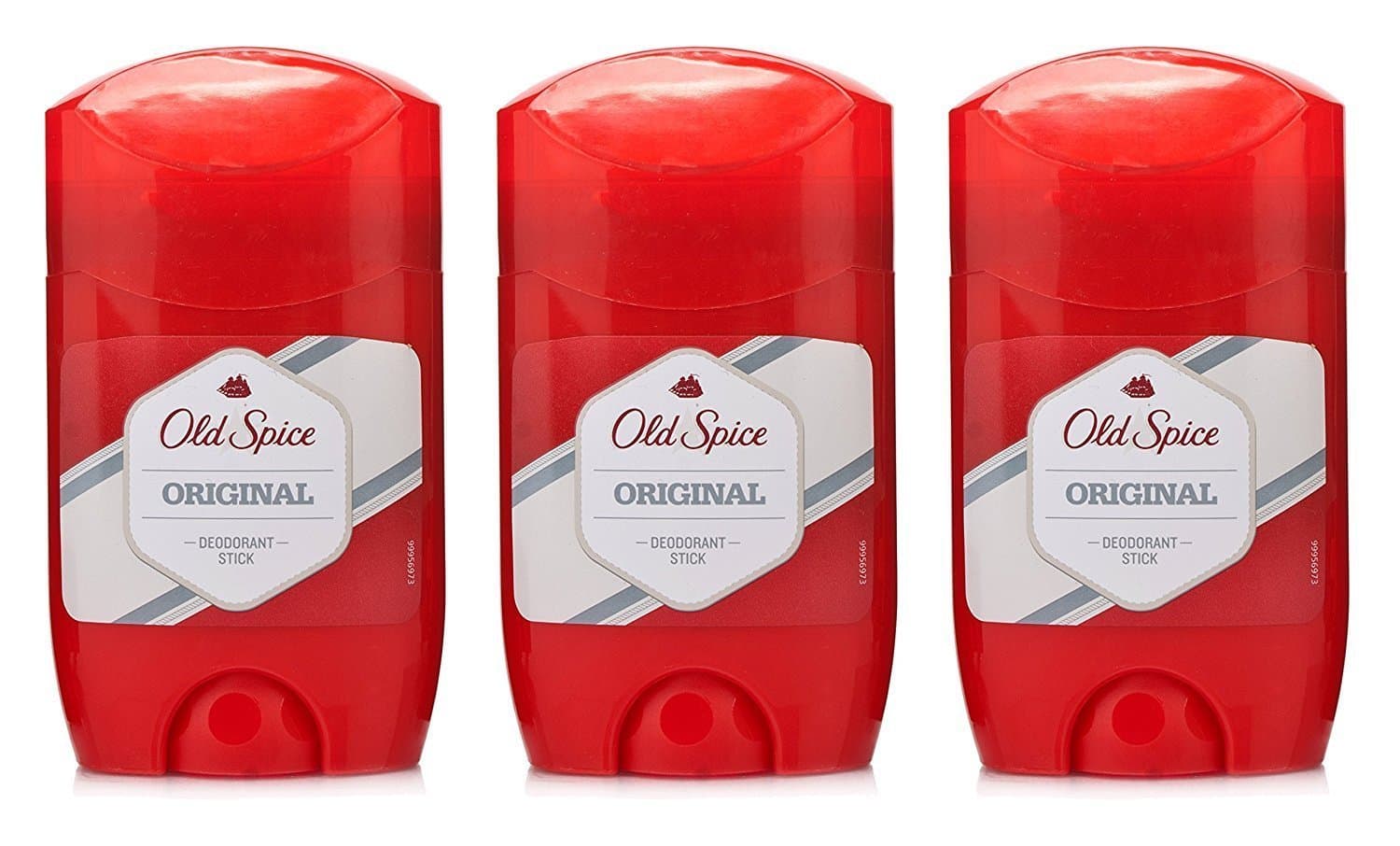THREE PACKS of Original Deodorant/Stick