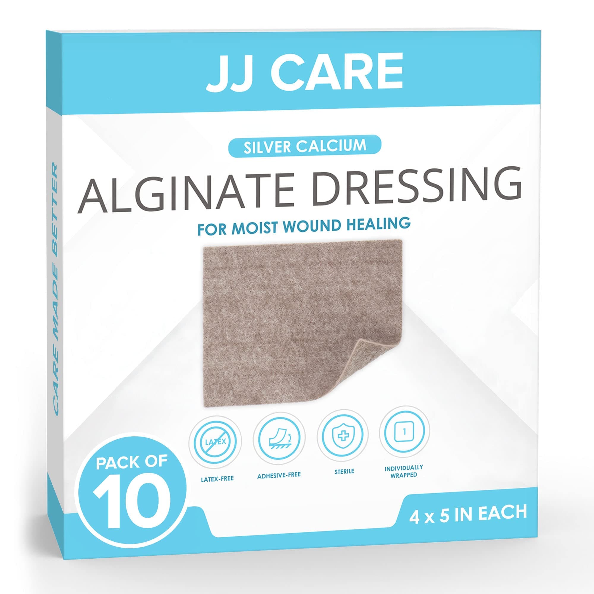Silver Calcium Alginate Wound Dressing, Highly Absorbent Silver Wound Dressing