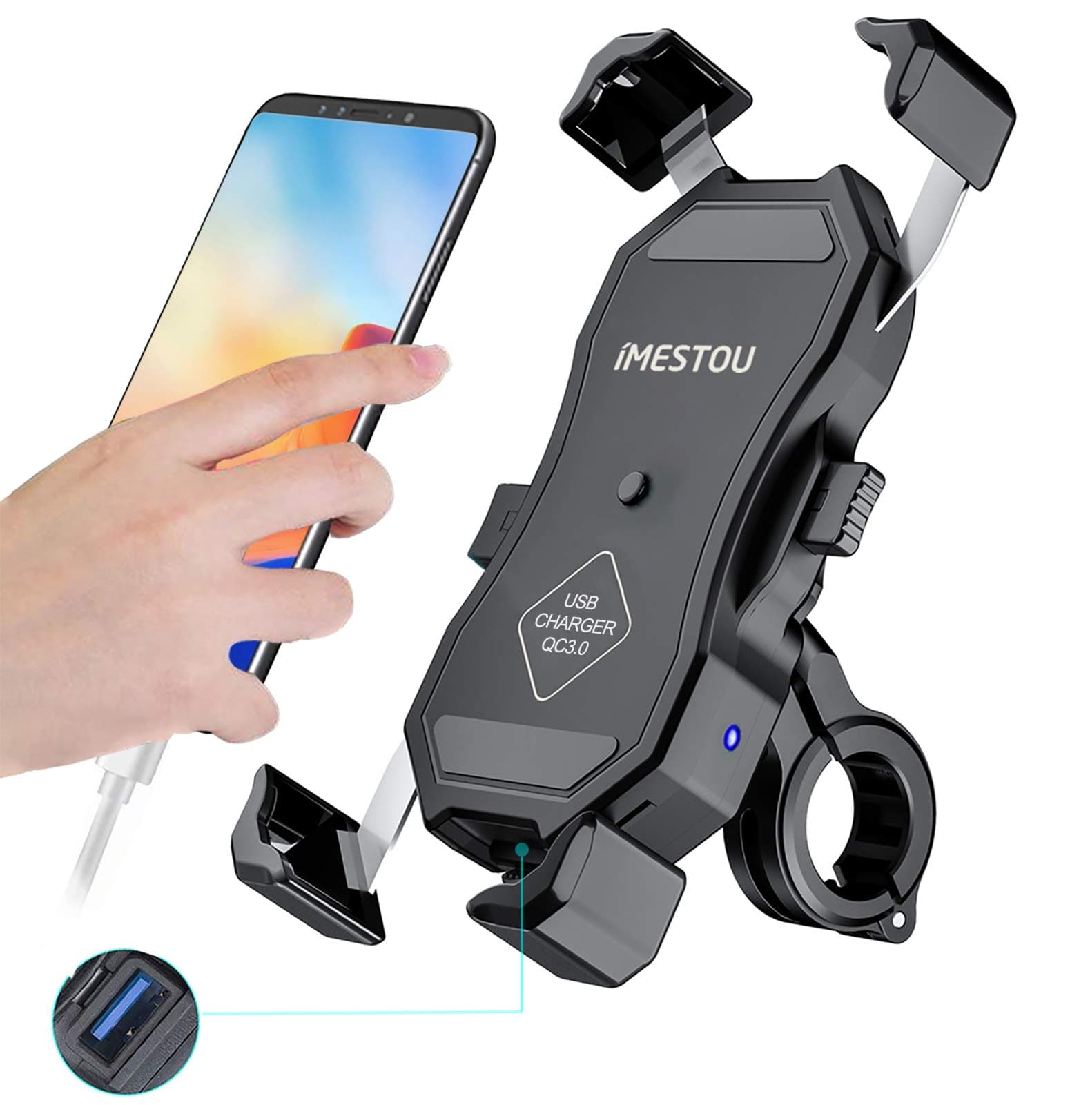 USB CHARGING PHONE MOUNT
