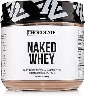 nutrition Whey 1LB - All Natural Grass Fed Whey Protein Powder, Organic Chocolate, and Coconut Sugar - No GMO, No Soy, and Gluten Free, Aid Growth and Recovery - 12 Servings