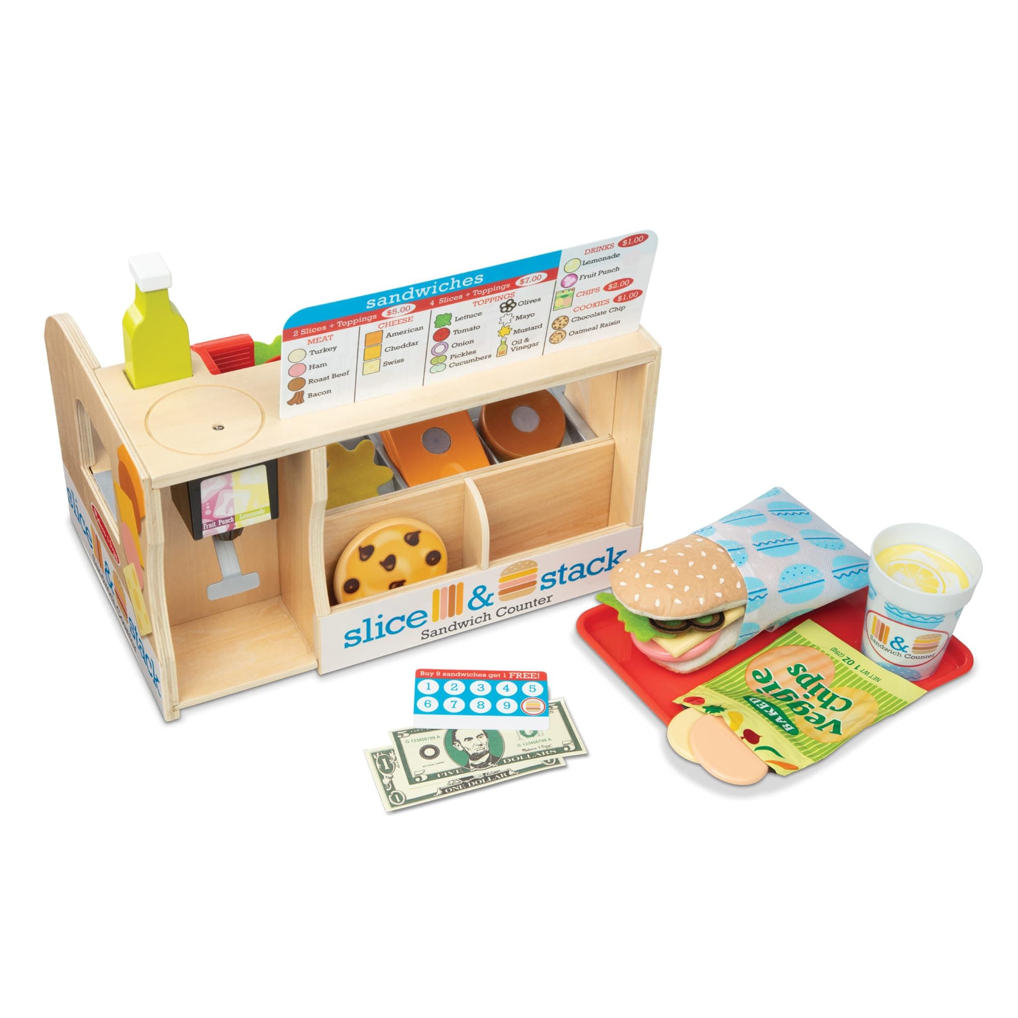 Melissa & Doug Slice And Stack Sandwich CounterMD31650
