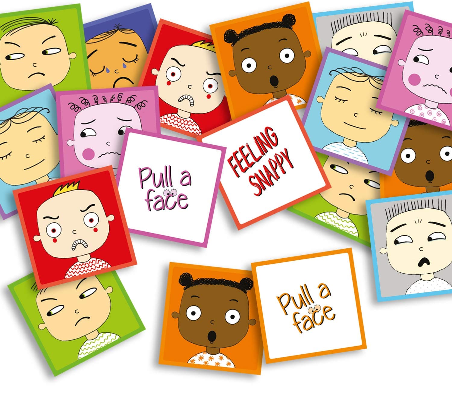 Feeling Snappy Game - Emotions Game for Children to Pull a Face T3362