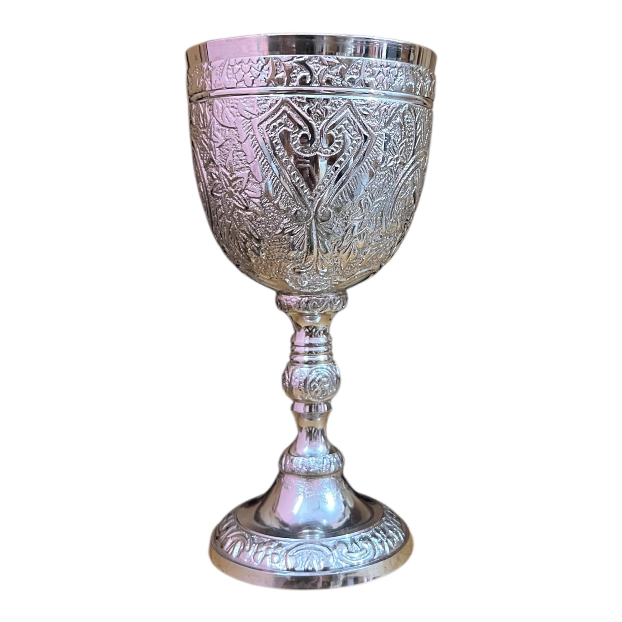 Chrome Silver Goblet