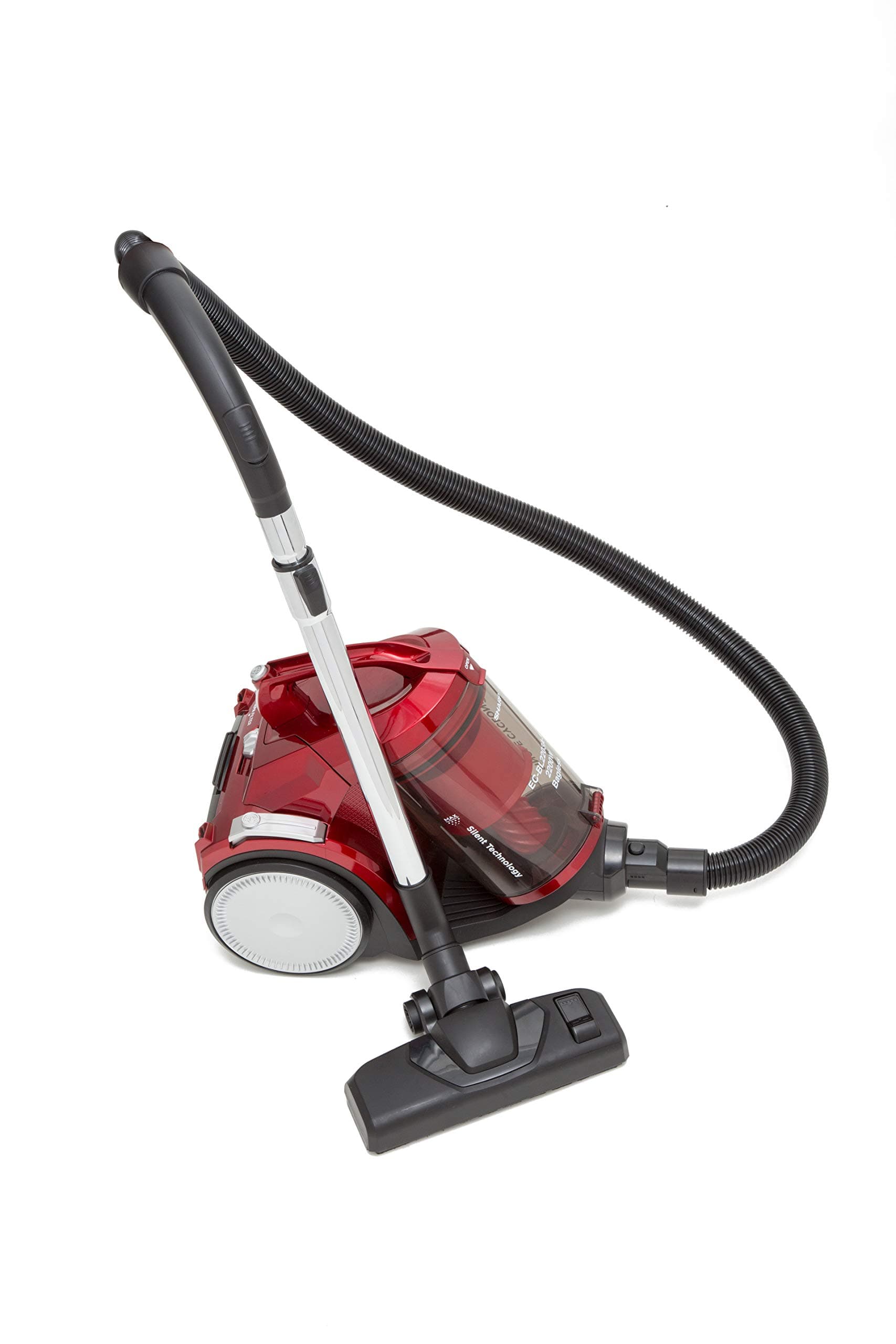 2200W SINGLE CYCLONE CANISTER BAGLESS VACUUM CLEANER SILENT TECHNOLOGY WITH HEPA FILTER EC-BL2203A-RZ