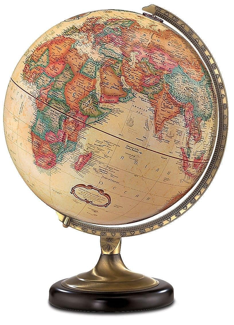 Globes Sierra Globe, 12", Antique