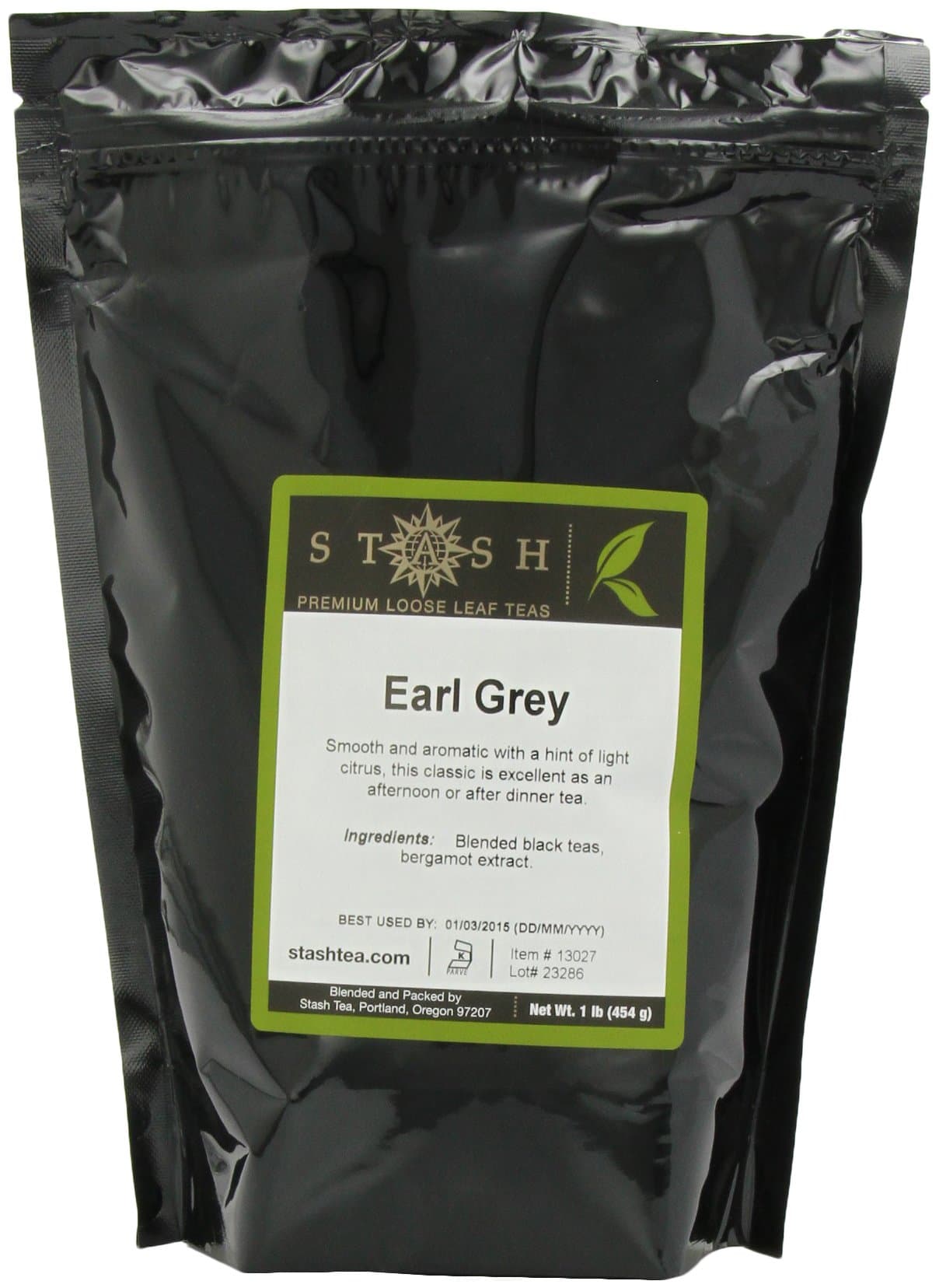 Stash Tea Earl Grey Premium Loose Leaf Tea, 16 Ounces