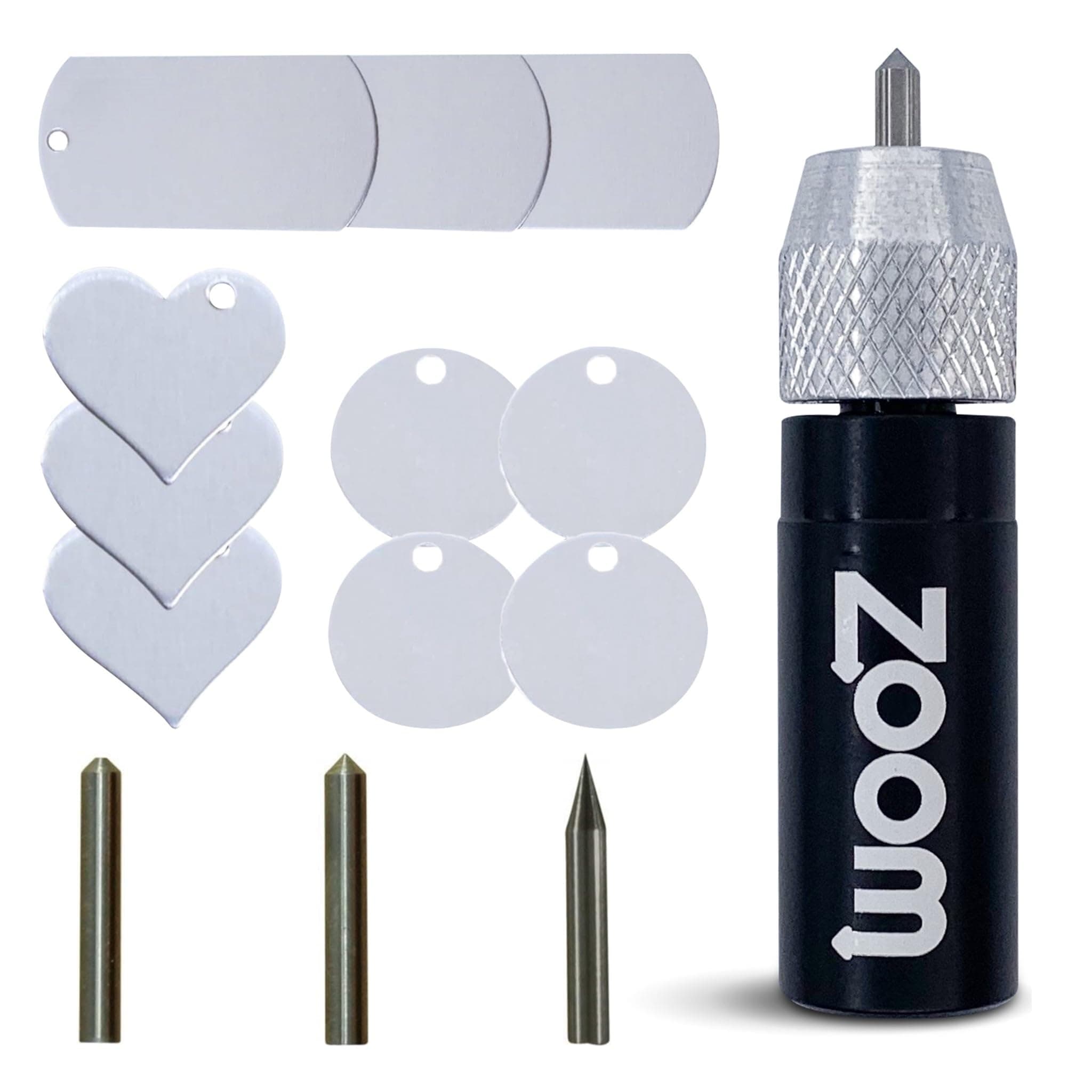 Zoom Precision Silhouette Cameo 4 Engraving, Embossing, & Etching Tool; 3 in 1 Silhouette Etching Starter Kit for use in Silhouette Cameo 4, Cameo 4 Pro, and Cameo 4 Plus by