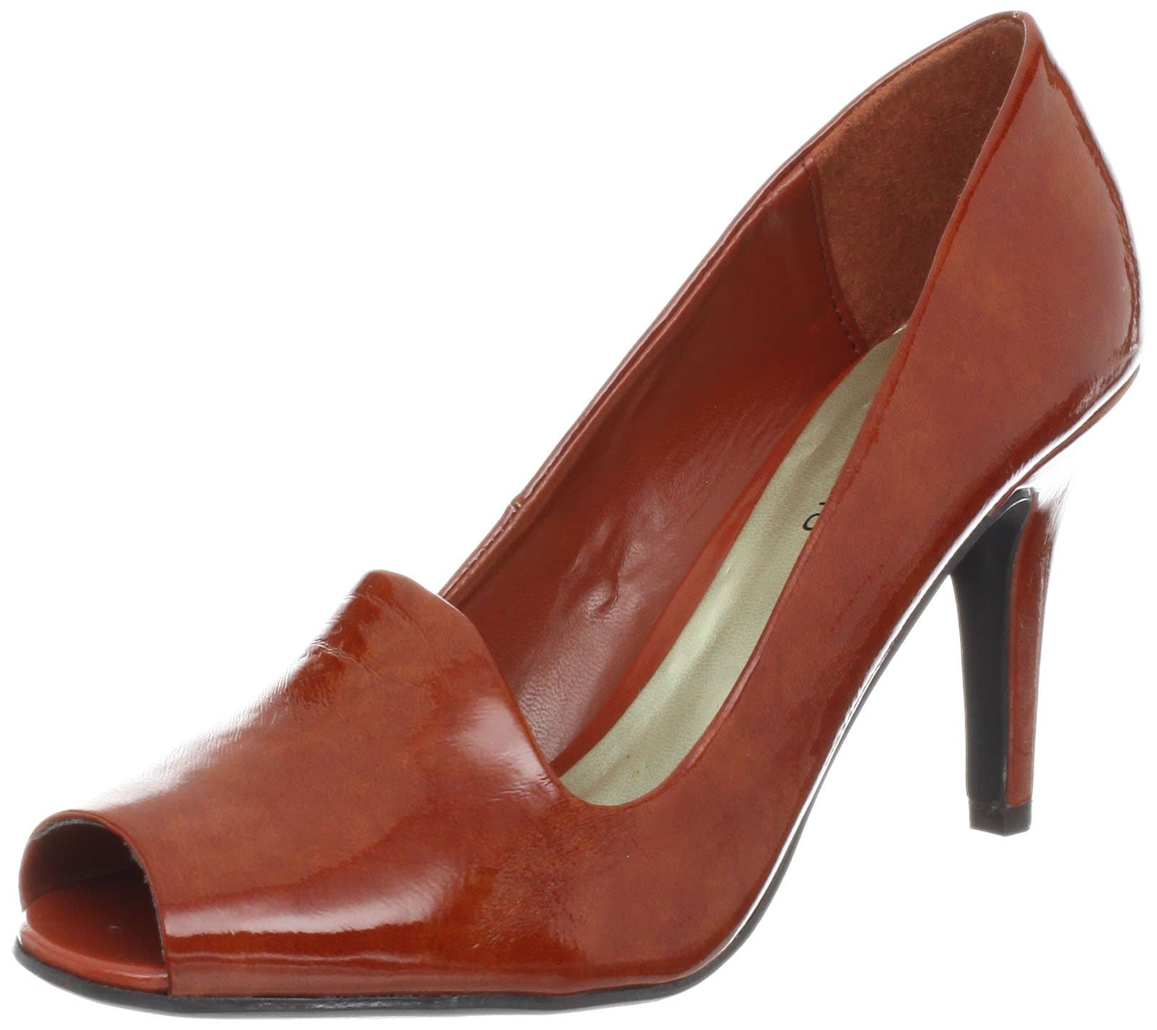 Ann Marino Women's Harmonica Peep-Toe Pump