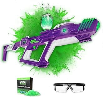 Gel Blaster Starfire XL - Glow-in-The-Dark Supersized Toy Gel Blasters with Water Based Beads - Semi, Full-Auto, Triple Burst Modes & Adjustable FPS - Outdoor Games & Toys - Ages 14+