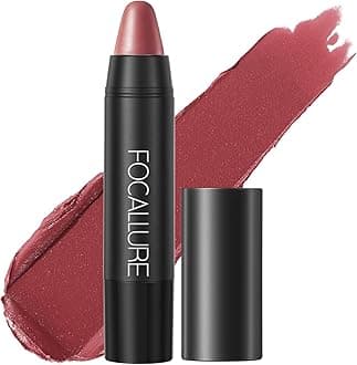 Ultra Chic Lipstick,Rich Vitamin E Lip Crayon,Lightweight Color without Drying or Fading,Long Lasting Waterproof Lips Makeup,CRIMSON