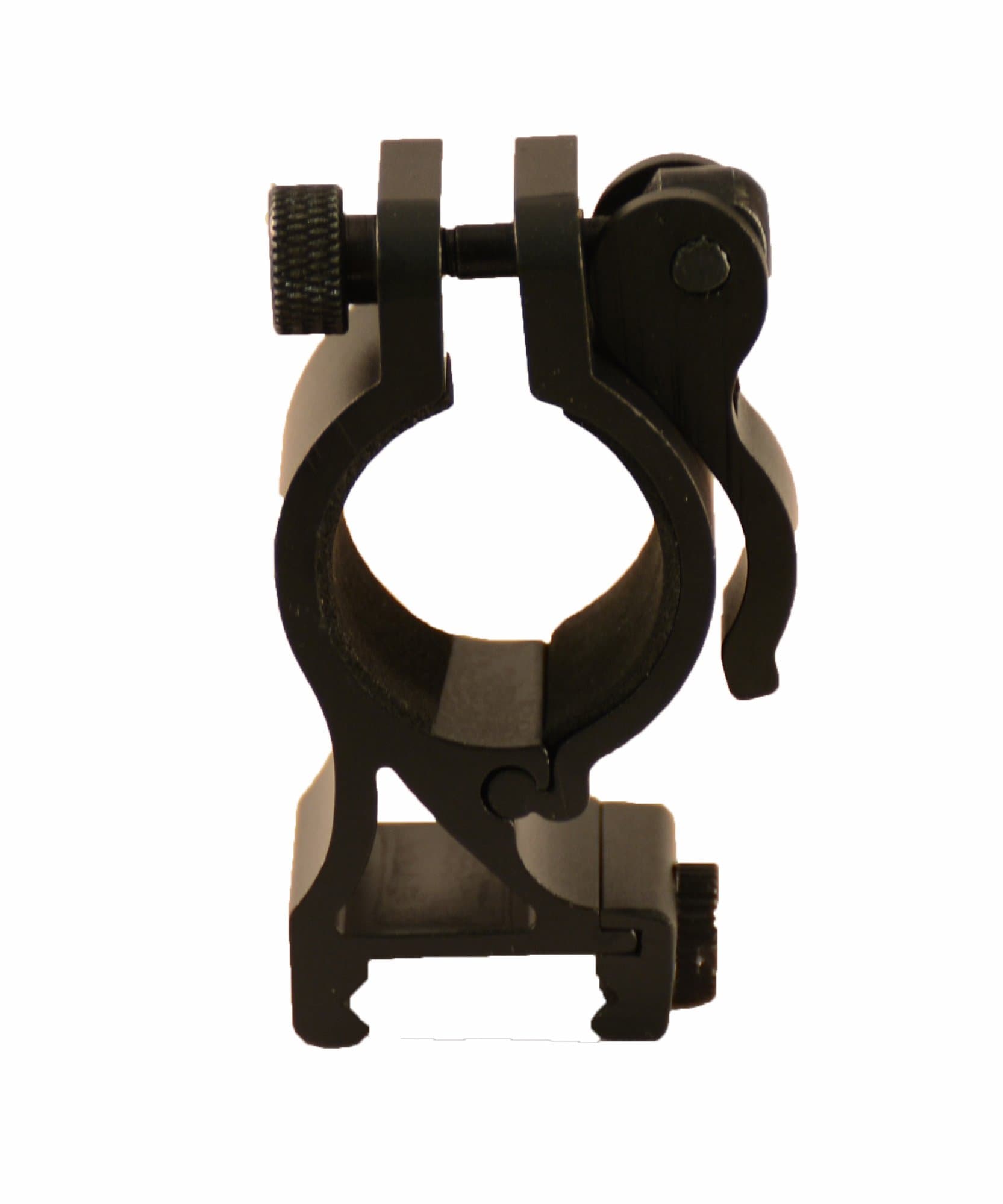 HiLight True Quick Release QR QD 1" Flashlight Picatinny or Weaver Rail Mount for Surefire Fenix Olight Nitecore Eagletac etc Tactical Flashlights