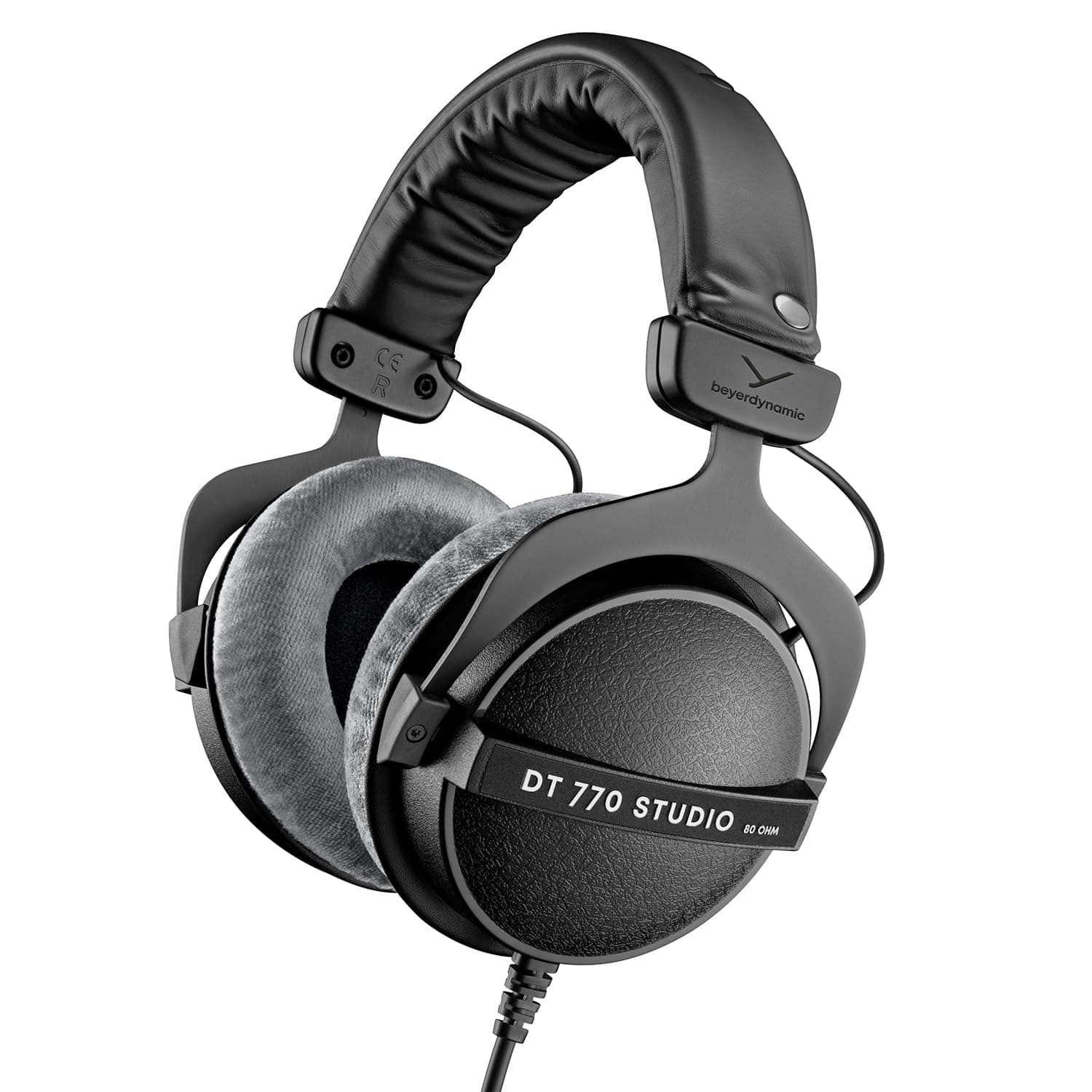 DT 770 Pro Studio Headphones - Over-Ear, Closed-Back, Professional Design for Recording and Monitoring (80 Ohm, Grey)