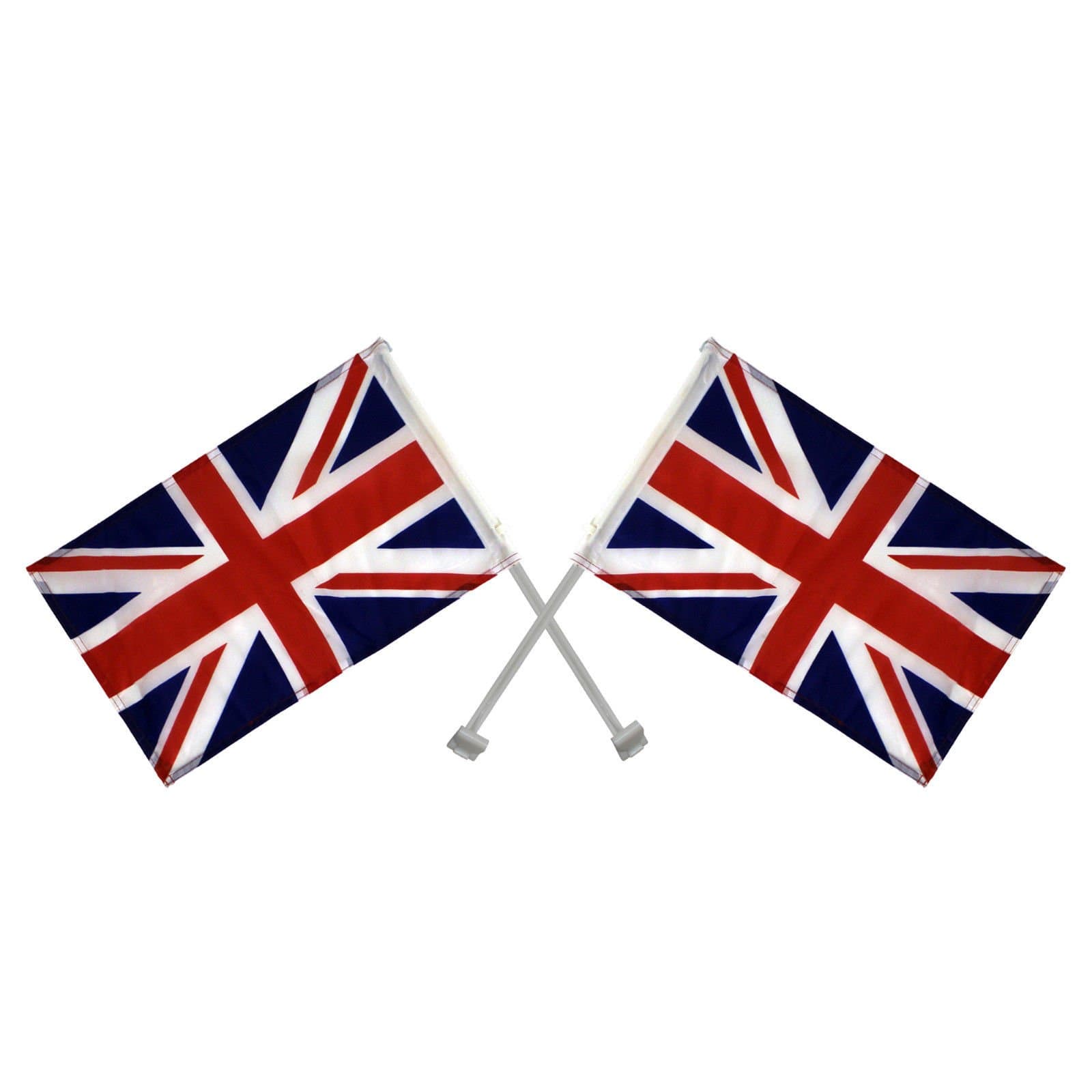 Two-Pack Union Jack British UK Car Flags Flag Souvenir! Souvenir / Speicher / Memoria! Perfect for Outdoor and Indoor Use! Memorable and Stylish! Drapeau / Flagge / Bandierailla / Bandera!