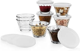 Libbey 8pc Cupcake Party Dishes with Lids