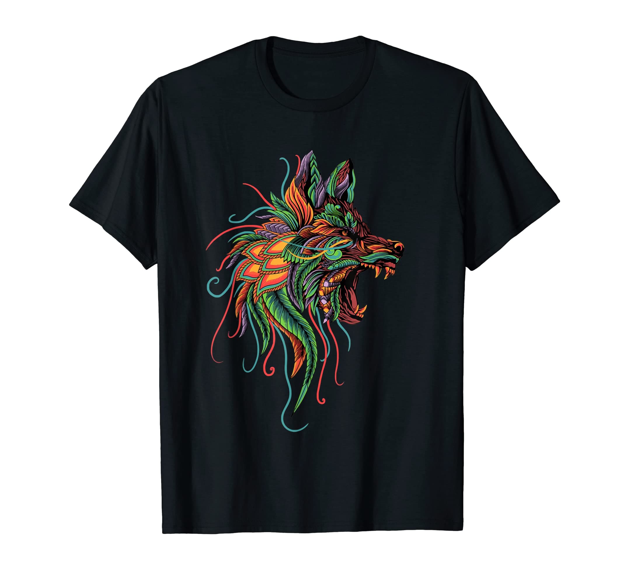 Wolf Decor omate onate wolf art T-Shirt