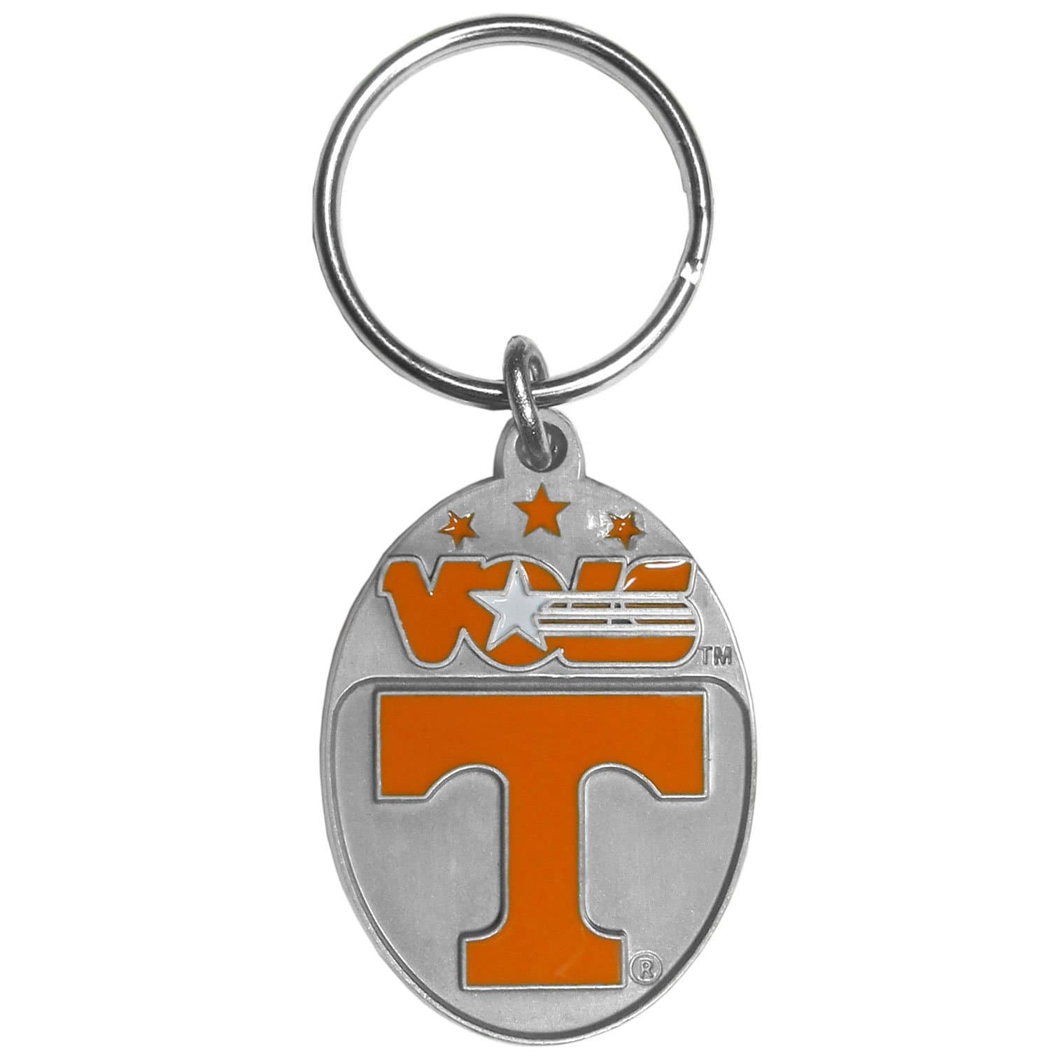 NCAA Carved Metal Key Chain
