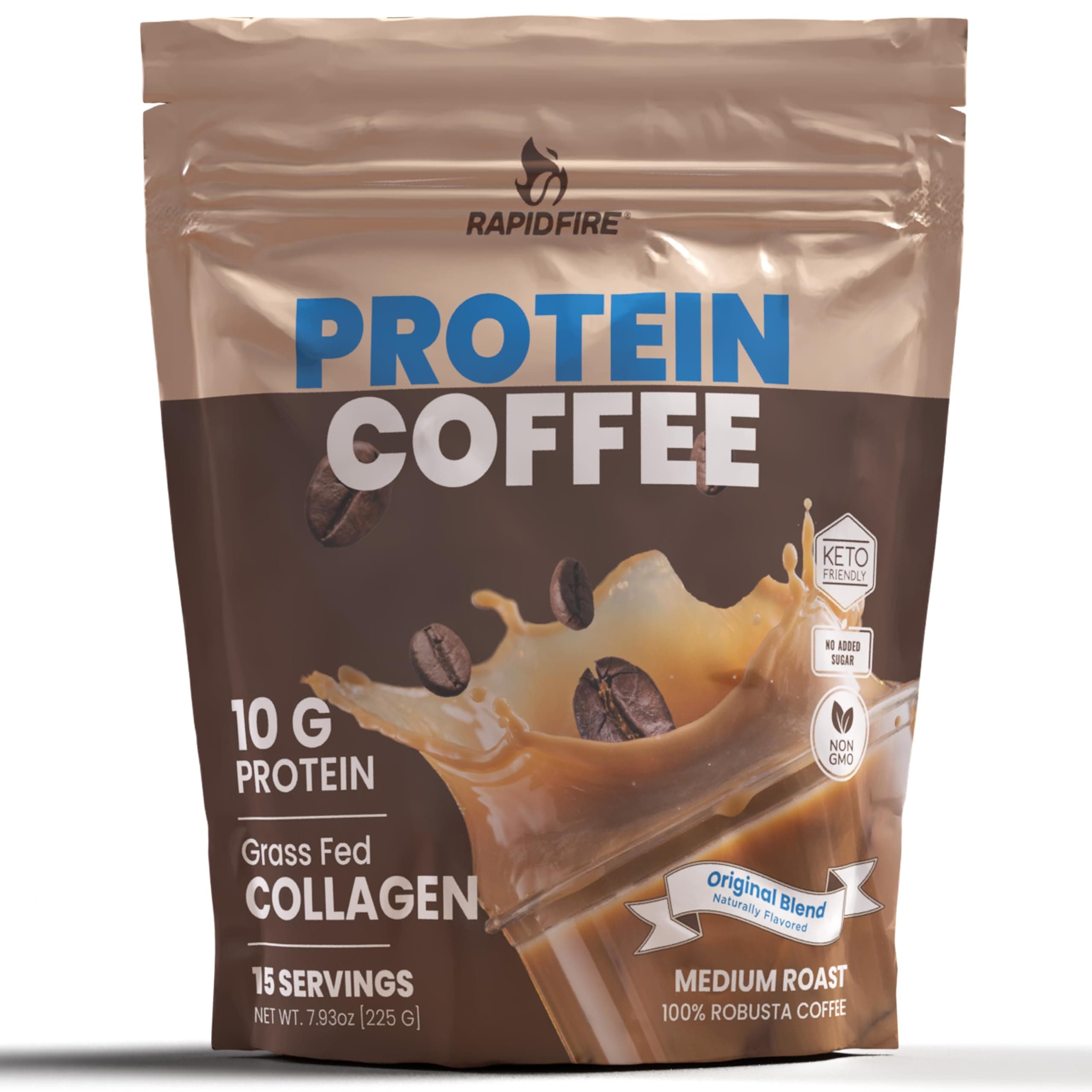 Rapid Fire Original Protein Coffee
