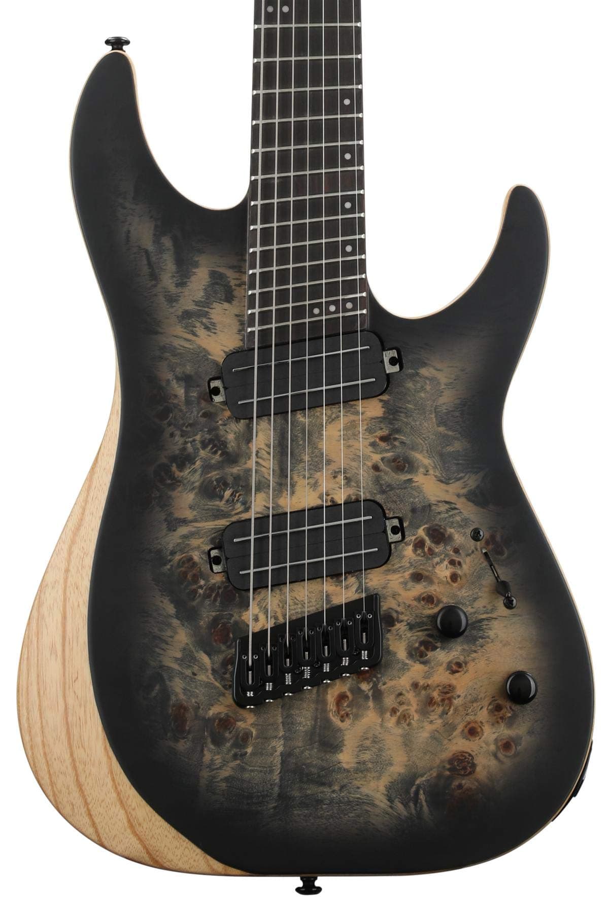 Schecter Reaper-7 Multiscale - Satin Charcoal Burst