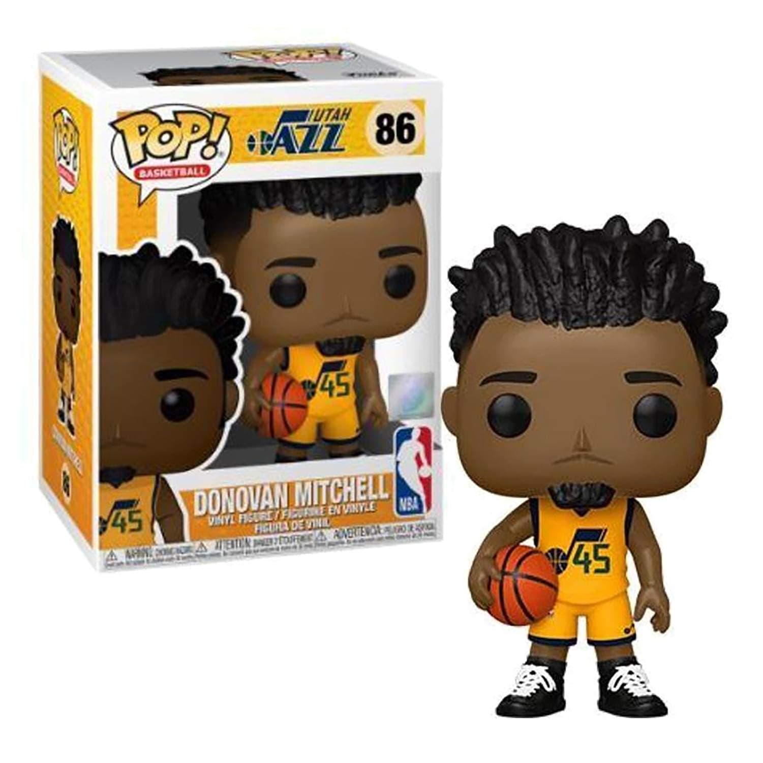 Pop NBA Jazz Donovan Mitchell Vinyl Figure