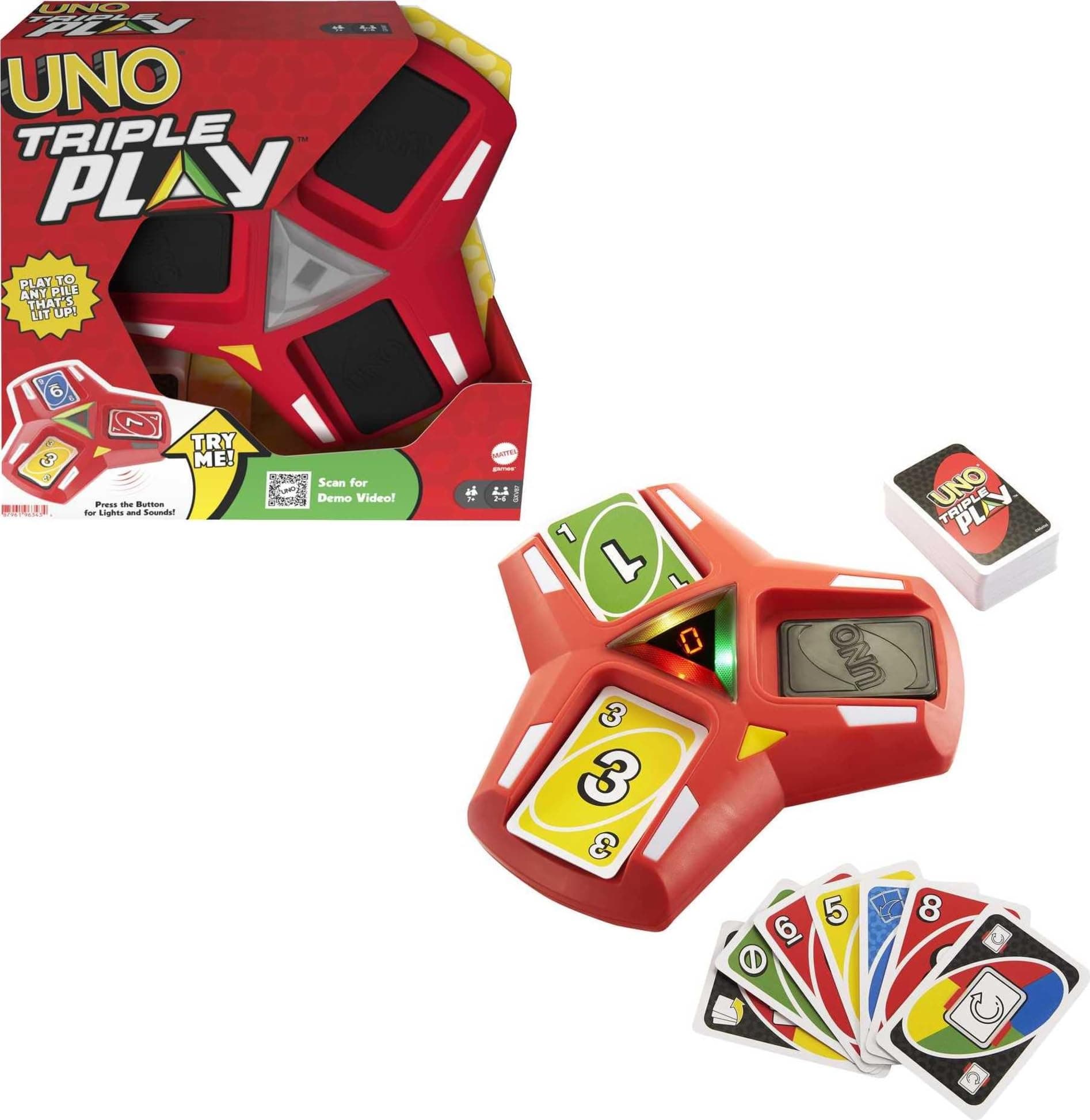 Mattel Games UNO® Triple Play™