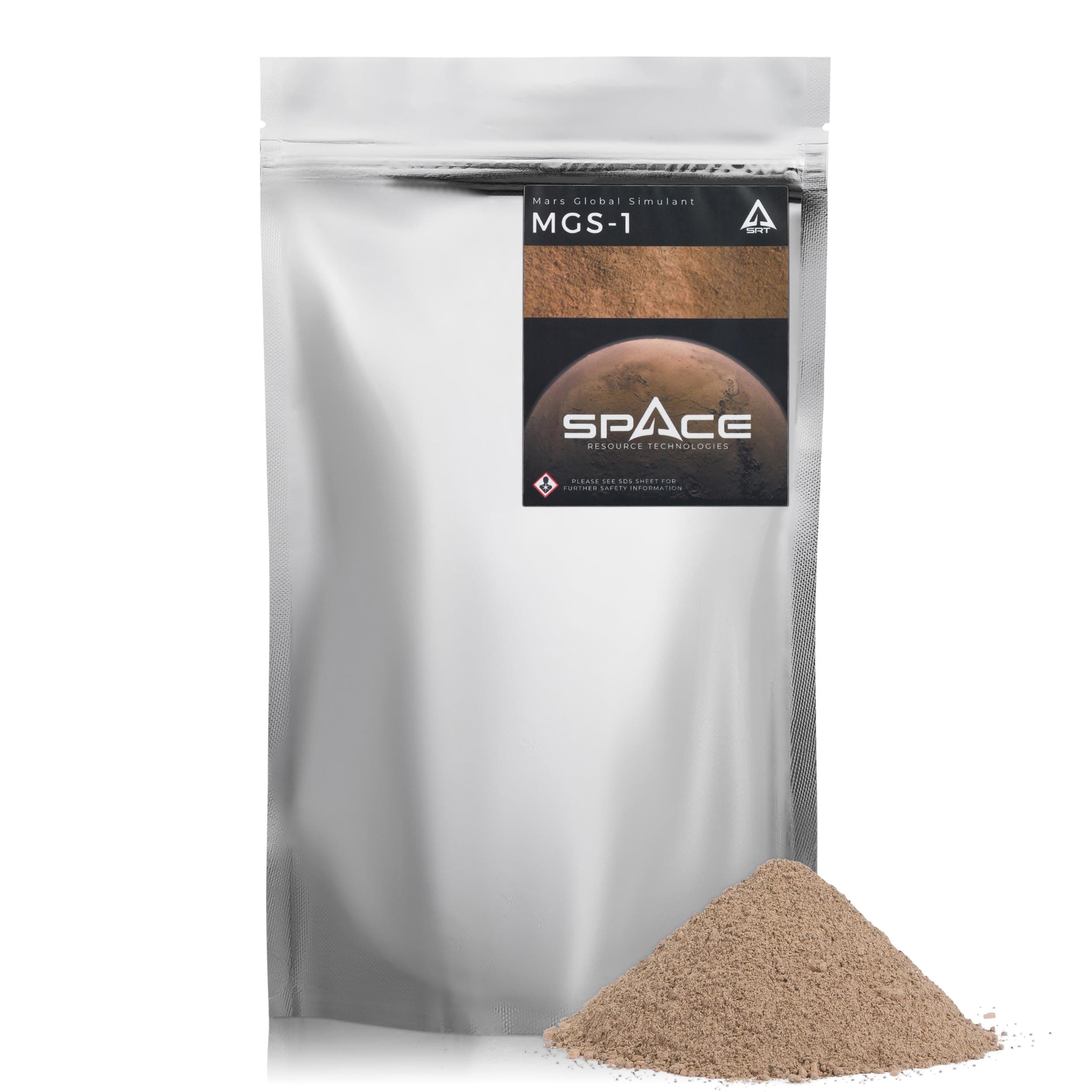 Mars Global Regolith Simulant (MGS-1) Authentic Martian Dust Replicant - Ideal for Research, Hardware Testing, and Educational Projects (1, Kilogram)