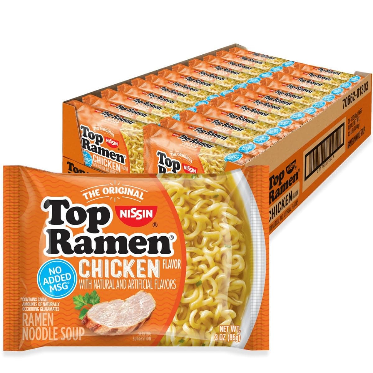 Nissin Top Ramen Chicken - 3 Oz