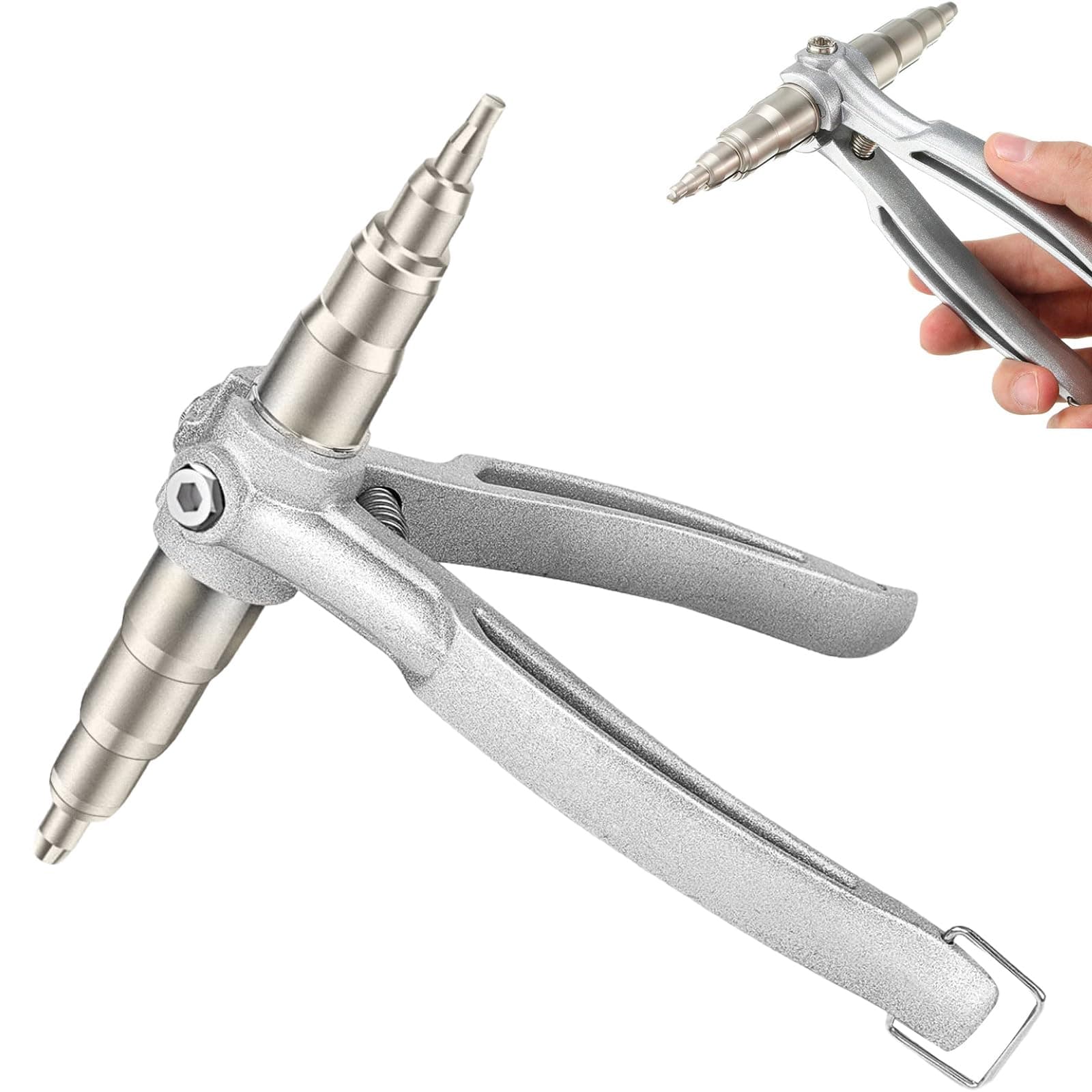 FOLAI Copper Pipe Expander - Universal Hand Tool for Refrigeration & Copper Pipe Swaging - 1/4", "5/16", "3/8", "1/2", "5/8", "3/4", "7/8" inch Tube Expander